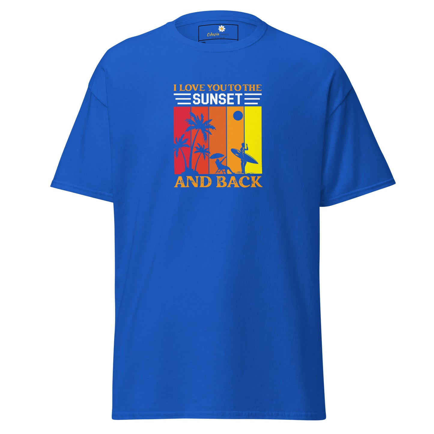 T-shirt classique pour homme - SUMMER LOVE SUNSET - BIG
