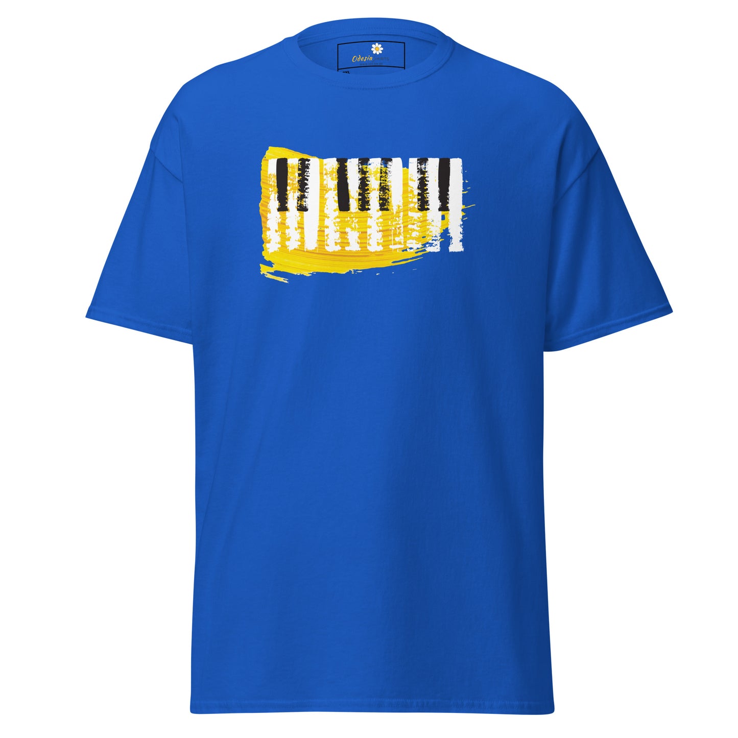Unisex classic t-shirt - MUSIC PIANO KEYBOARD - BIG