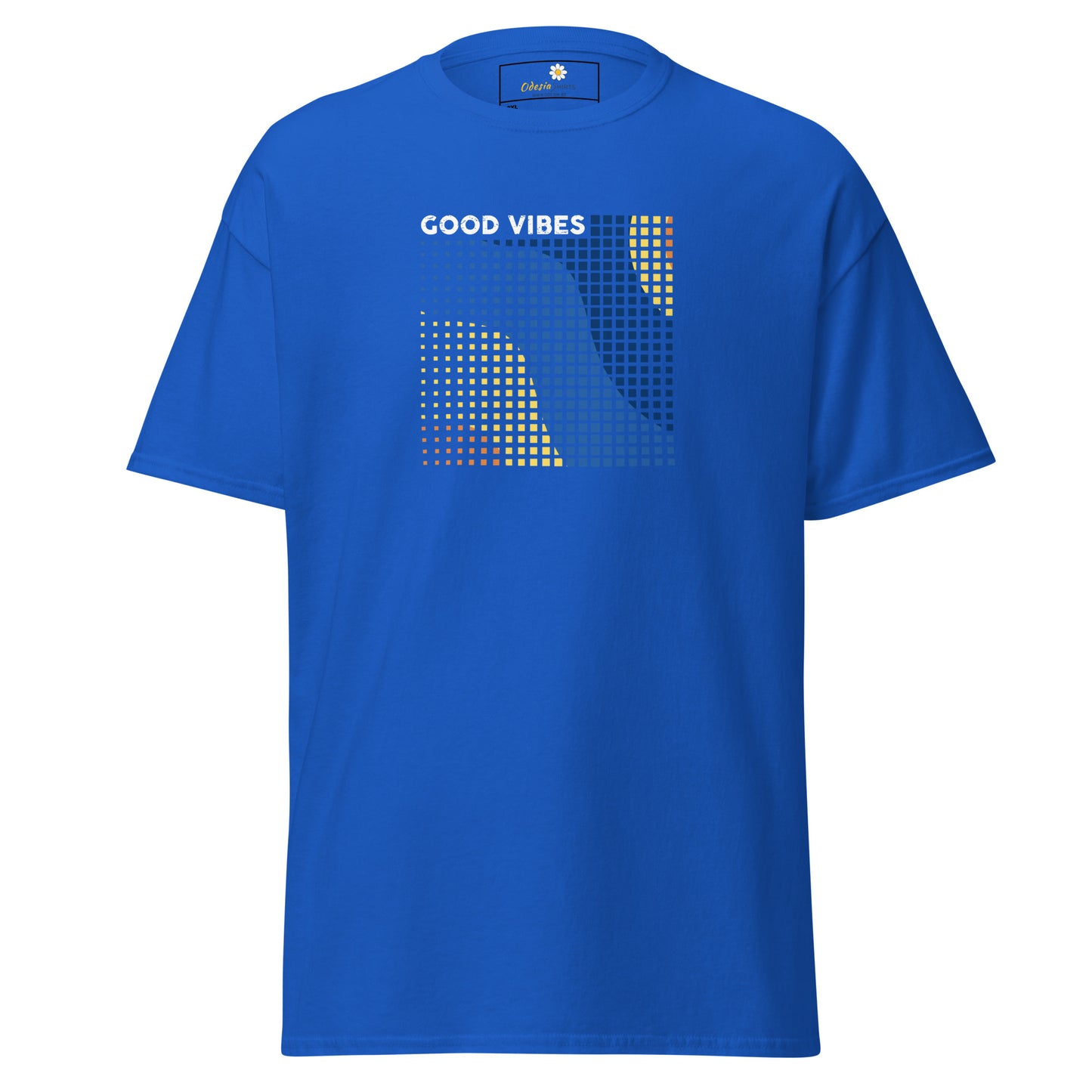Unisex classic t-shirt - ABSTRACT GOOD VIBES - BIG