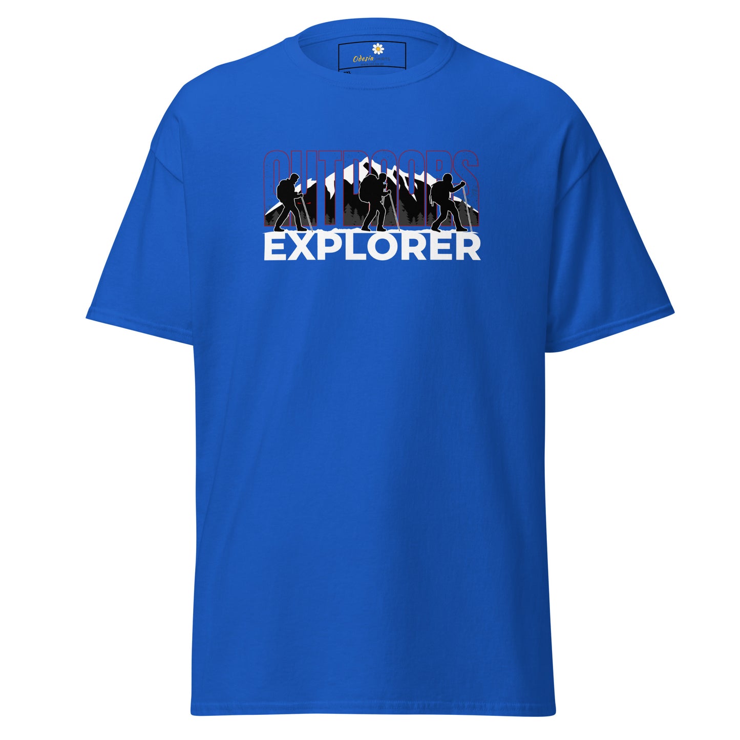 Unisex classic t-shirt - ADVENTURE OUTDOORS EXPLORER - BIG