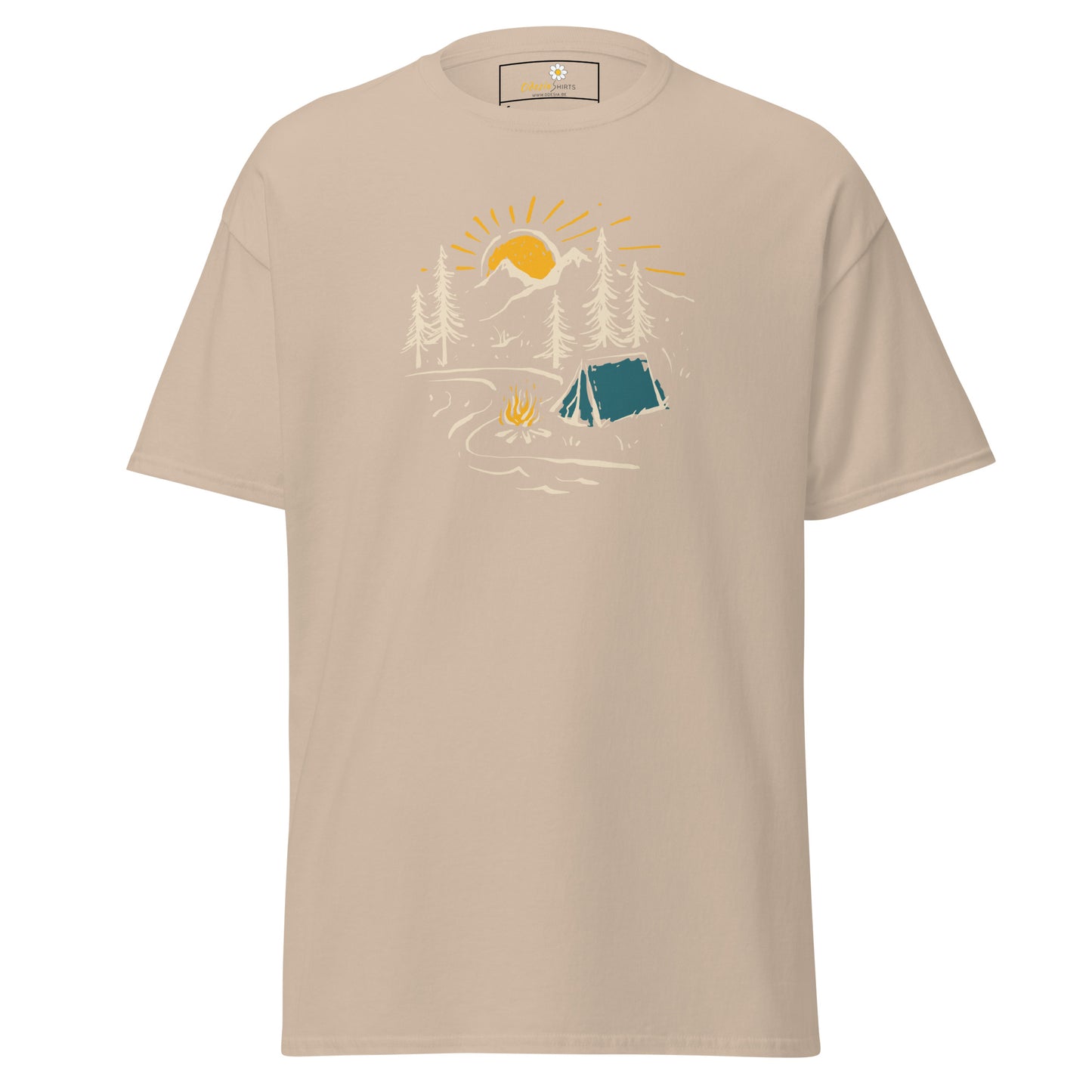 Unisex classic t-shirt - ADVENTURE CAMPFIRE CIRCLE - REGULAR