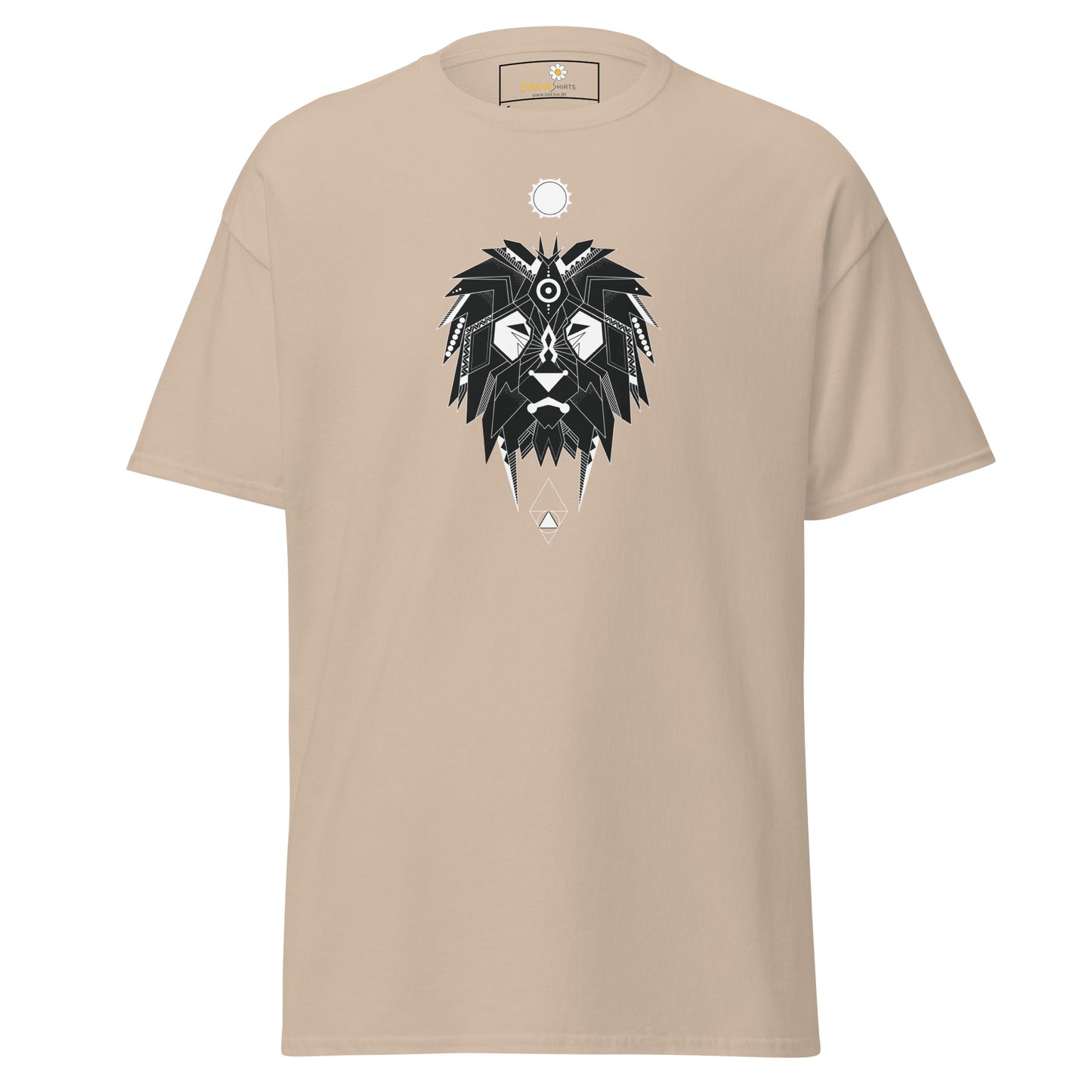 Unisex classic t-shirt - ABSTRACT MYSTIC LION HEAD - REGULAR