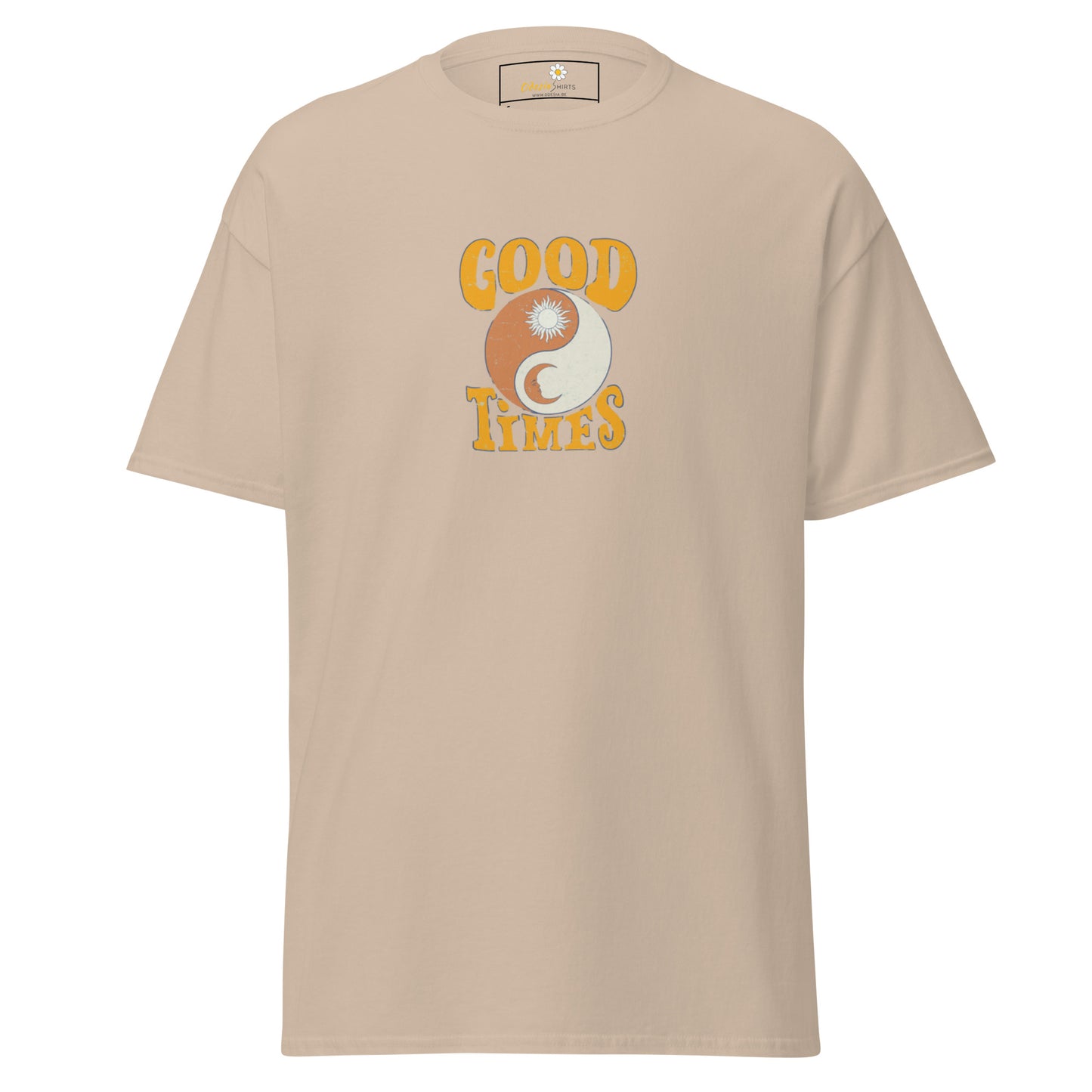 Unisex classic t-shirt - POSITIVE GOOD TIMES YIN YANG - REGULAR