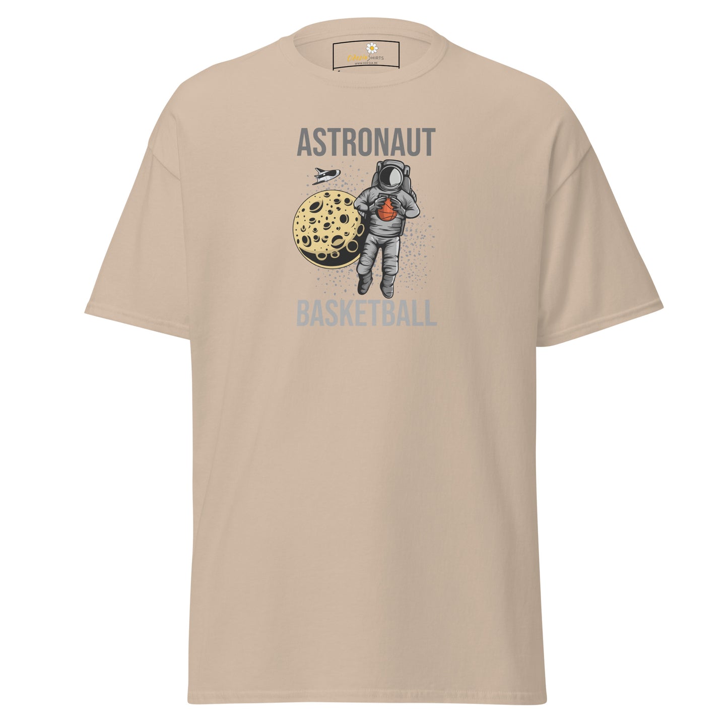 Unisex classic t-shirt - ASTRONAUT BASKETBALL - REGULAR