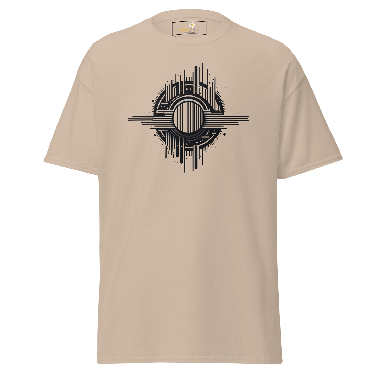 Unisex classic t-shirt - ABSTRACT SPHERE LINES - REGULAR
