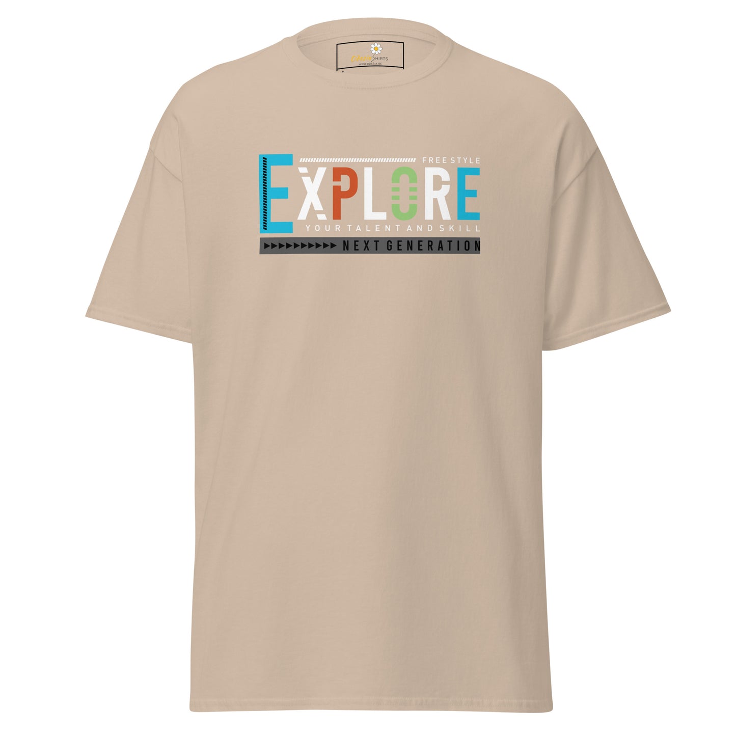 Unisex classic t-shirt - ADVENTURE EXPLORE FREESTYLE - REGULAR