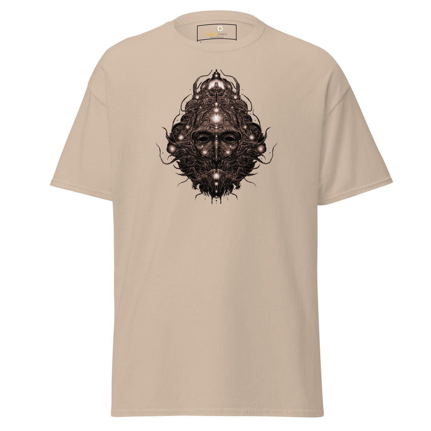 Unisex classic t-shirt - ABSTRACT HUMAN FACE - REGULAR