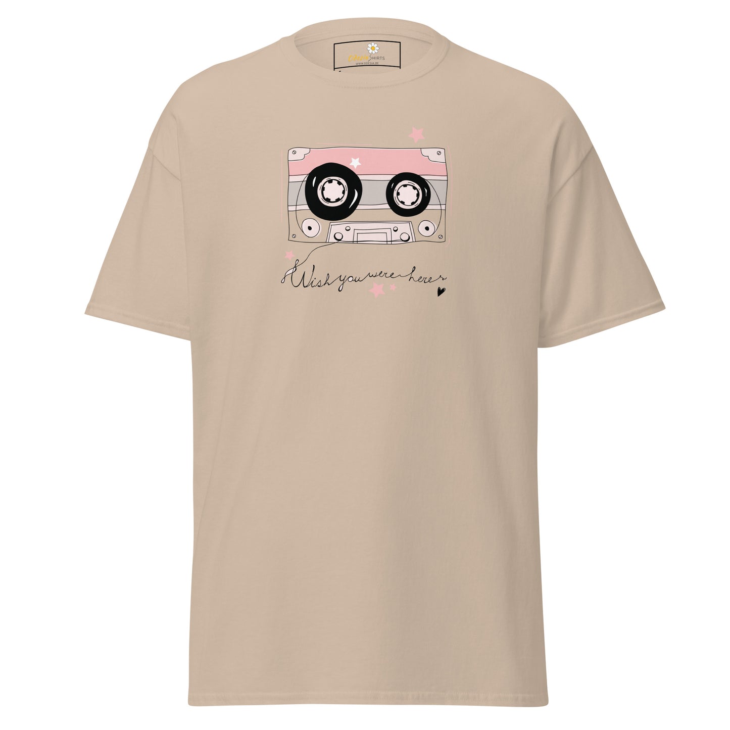 Unisex classic t-shirt - MUSIC WISH YOU WERE HERE - REGULAR