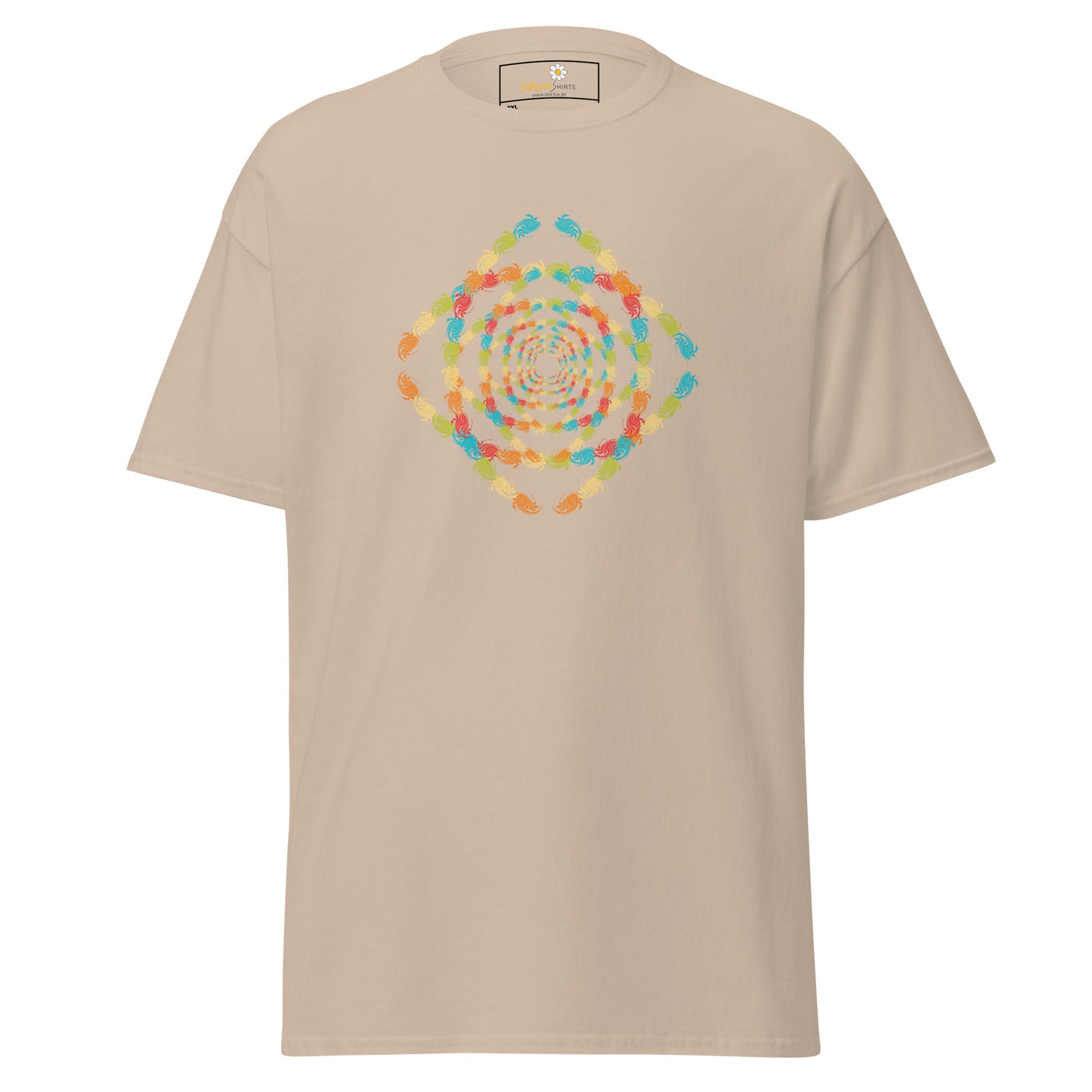 Unisex classic t-shirt - ABSTRACT SQUARE TUNNEL - BIG