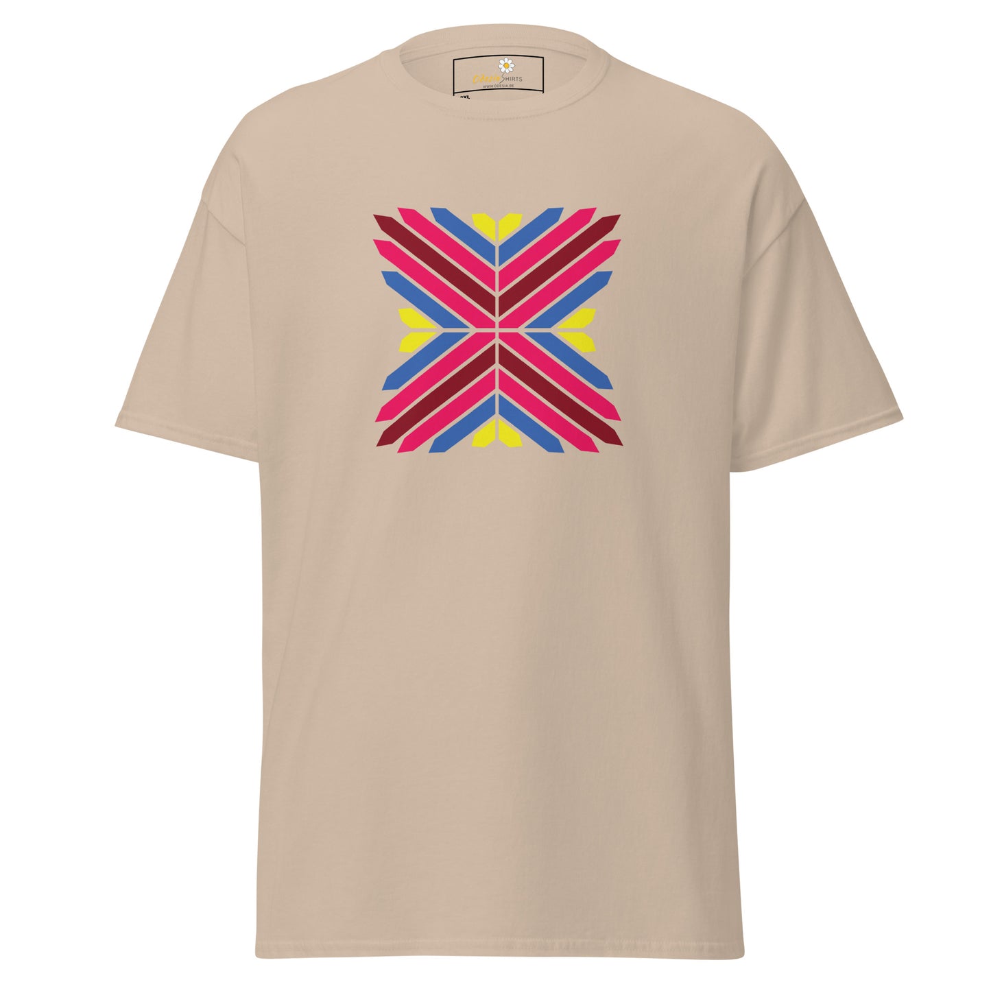 Unisex classic t-shirt - ABSTRACT TRIANGLES - BIG