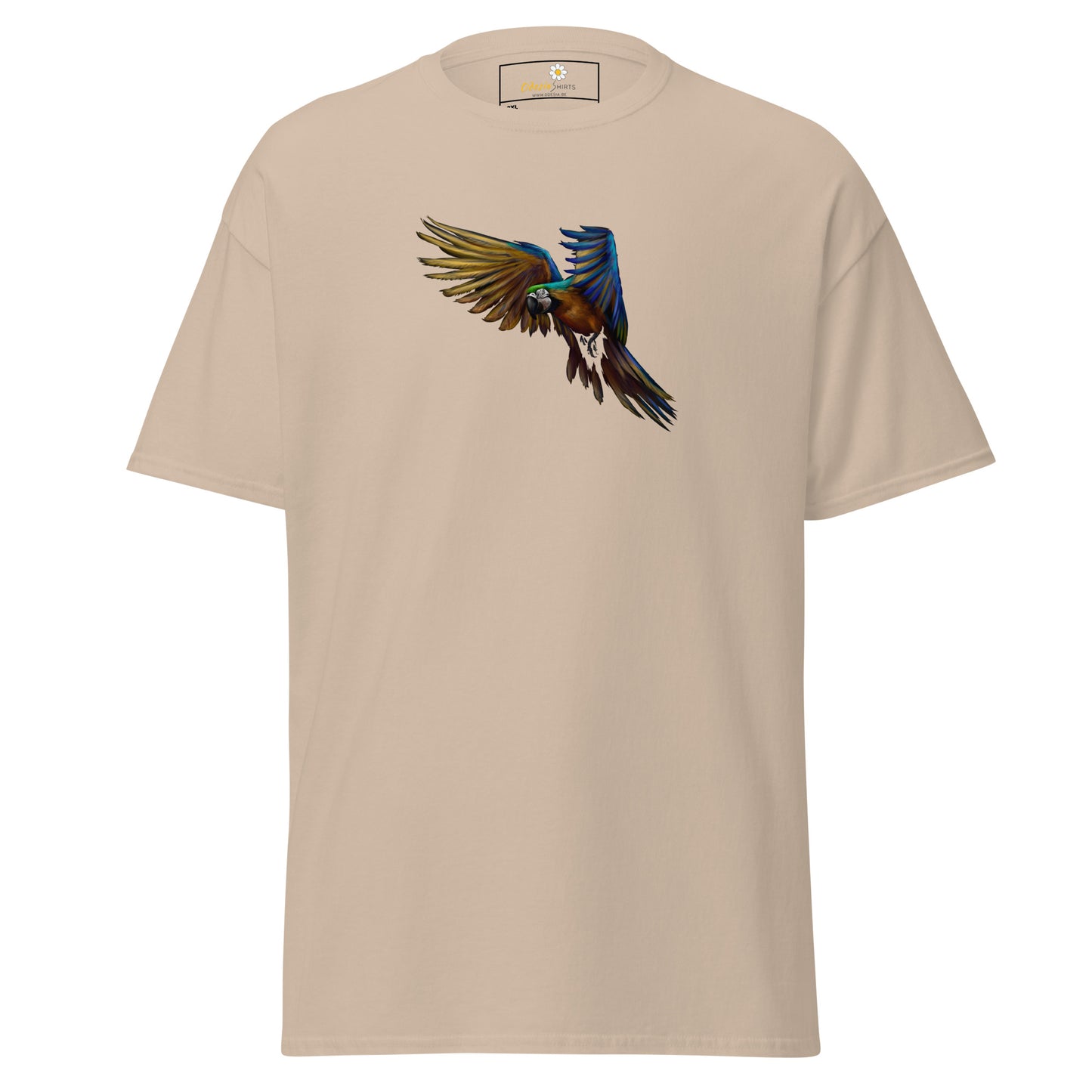 Heren klassiek t-shirt - WILDLIFE PARROT - GROOT