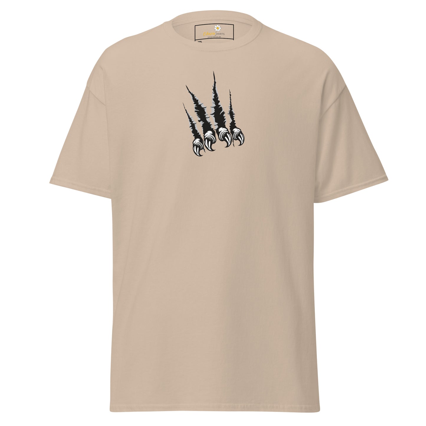 Klassiek heren t-shirt - WILDLIFE CLAWS - GROOT