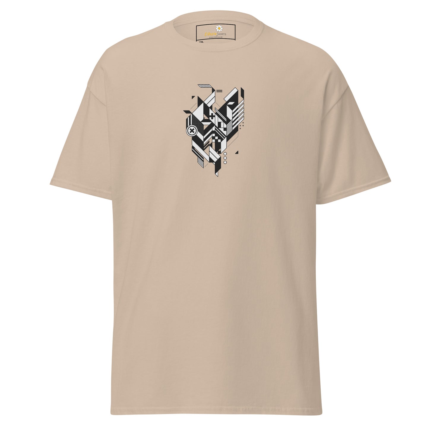 Unisex klassiek t-shirt - ABSTRACT FIGUUR - GROOT