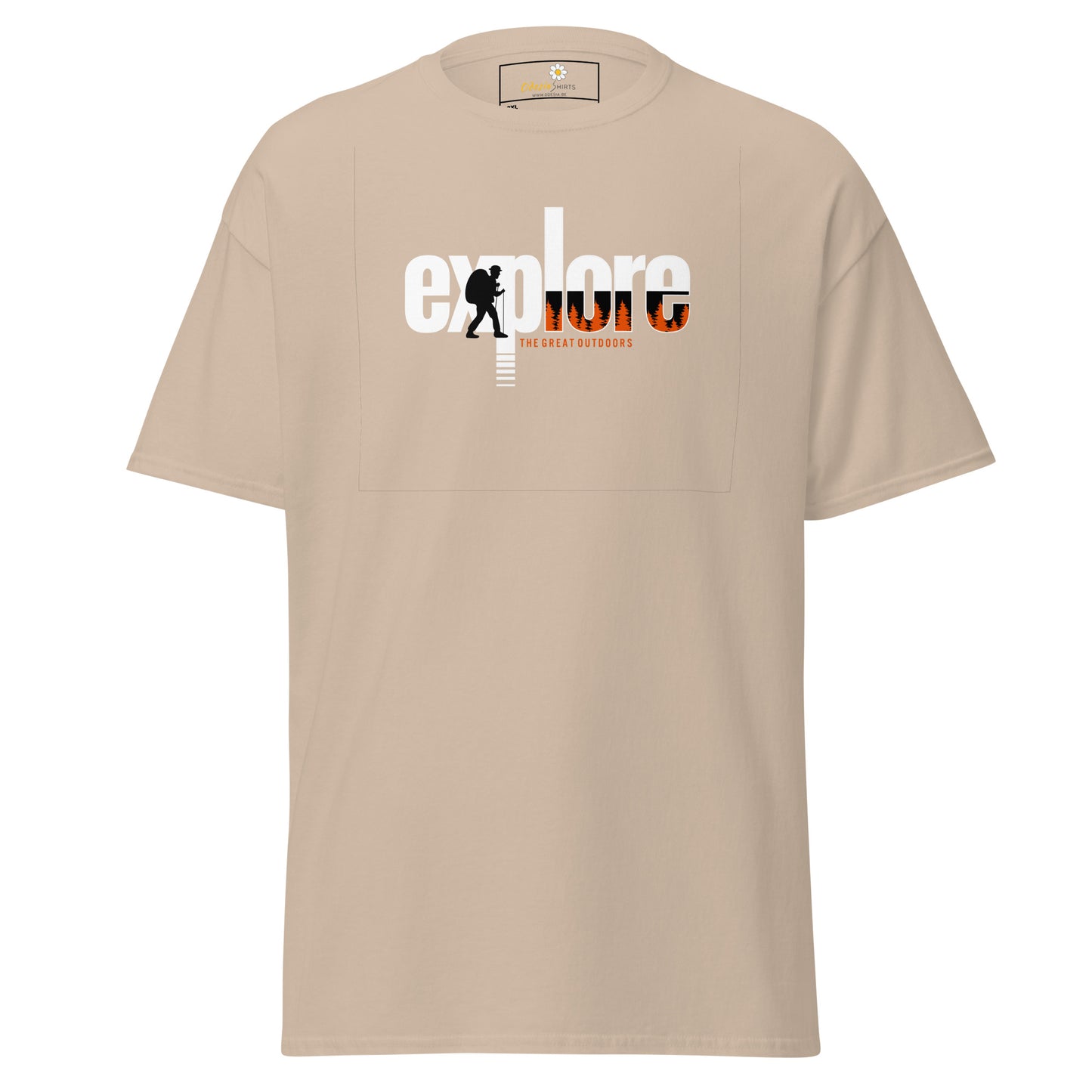 Unisex classic t-shirt - ADVENTURE EXPLORE - BIG