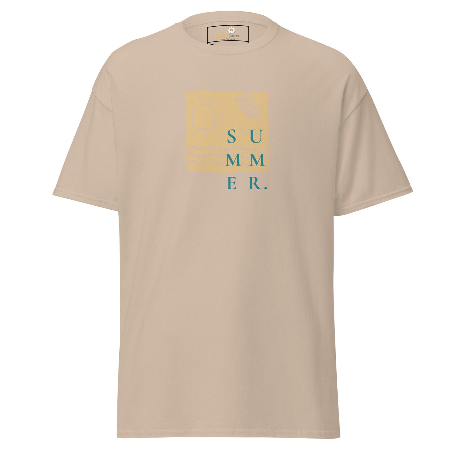 Heren klassiek t-shirt - SUMMER SEA NATURE - GROOT