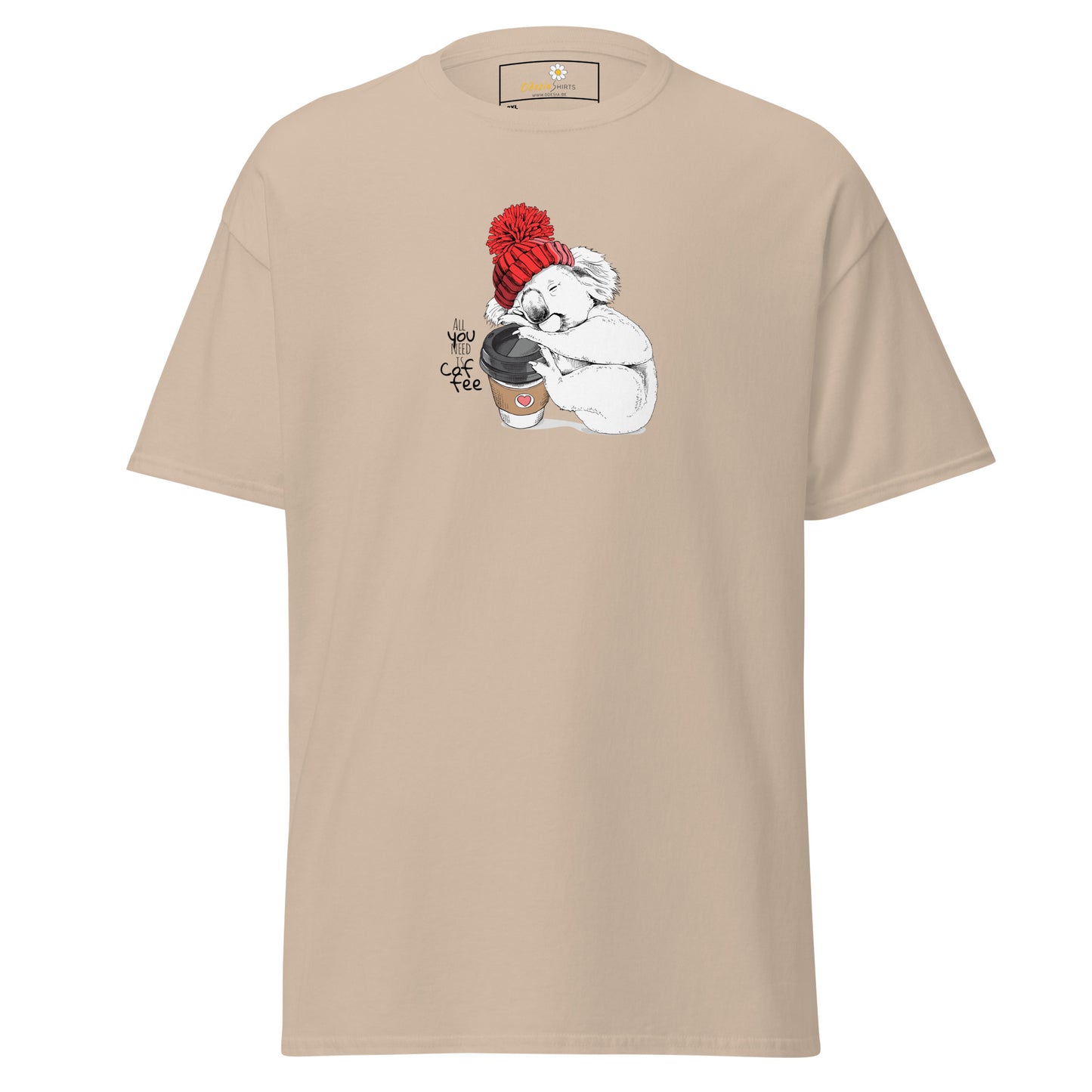 Klassiek heren t-shirt - WILDLIFE FUN KOALA - GROOT