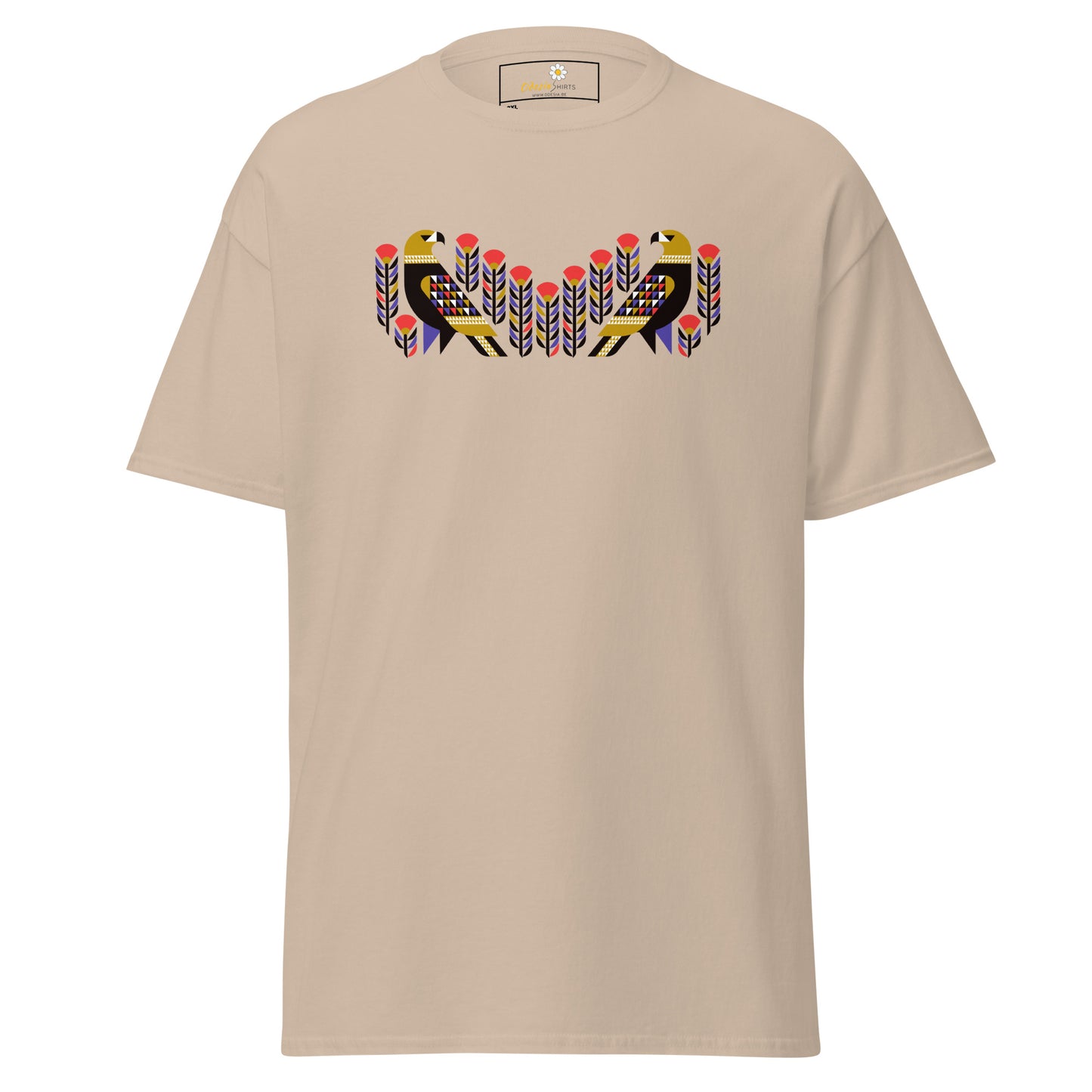 Heren klassiek t-shirt - WILDLIFE PERU BIRDS - GROOT