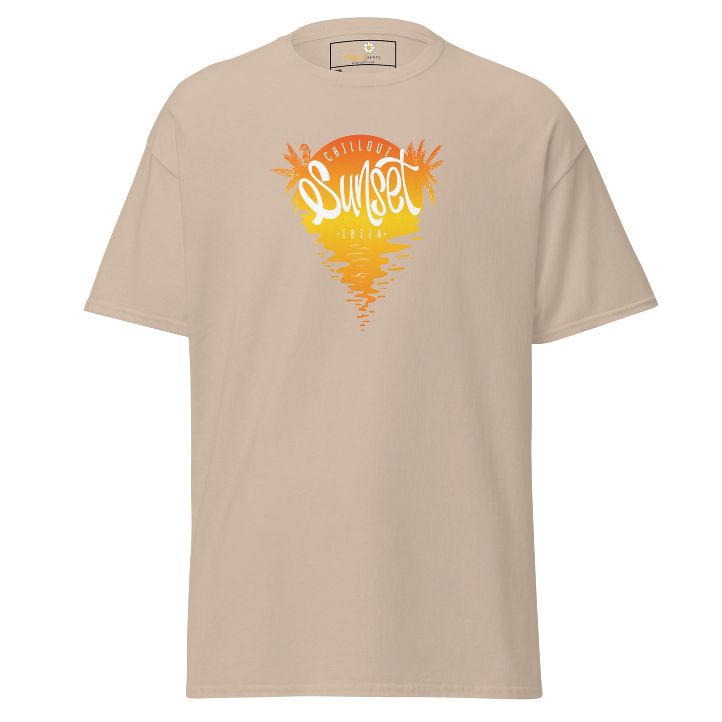 T-shirt classique pour homme - SUMMER IBIZA SUNSET - BIG