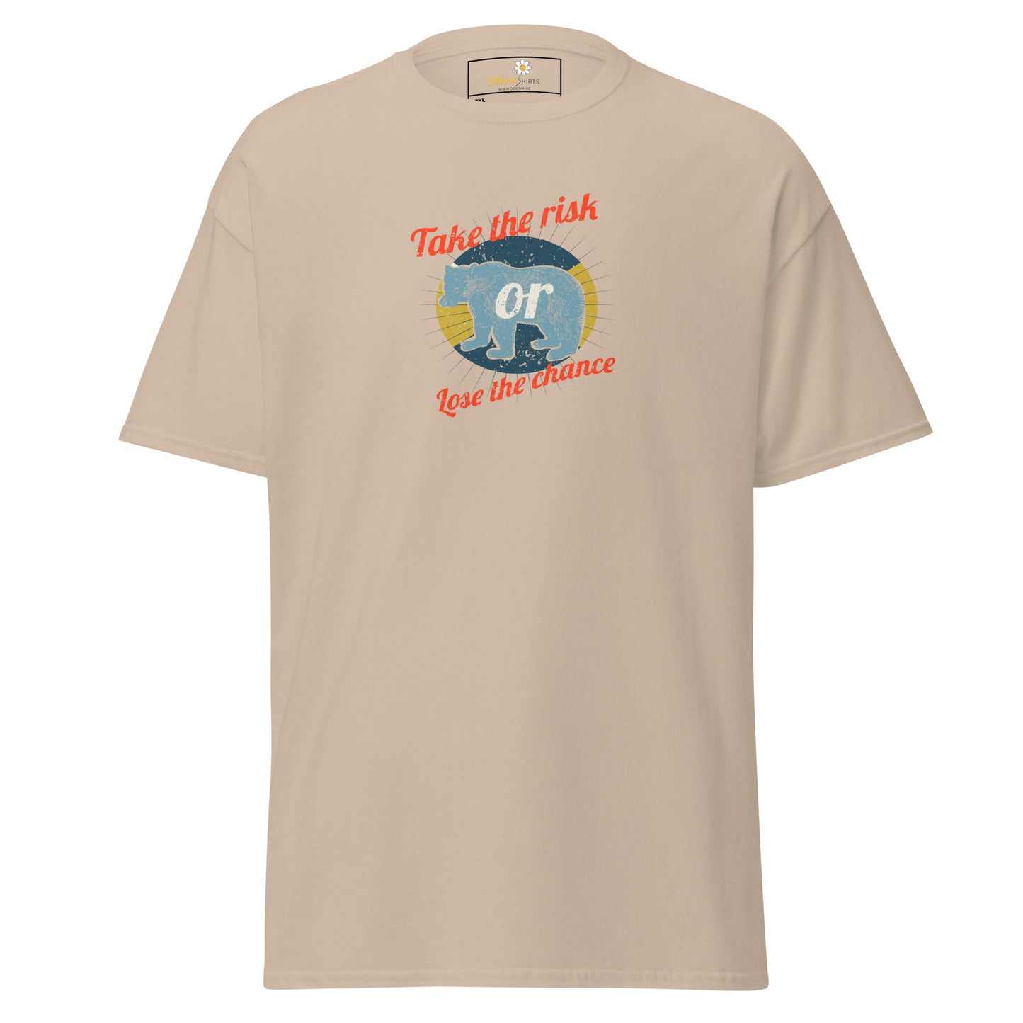Unisex classic t-shirt - ADVENTURE TAKE THE RISK LOSE CHANCE - BIG