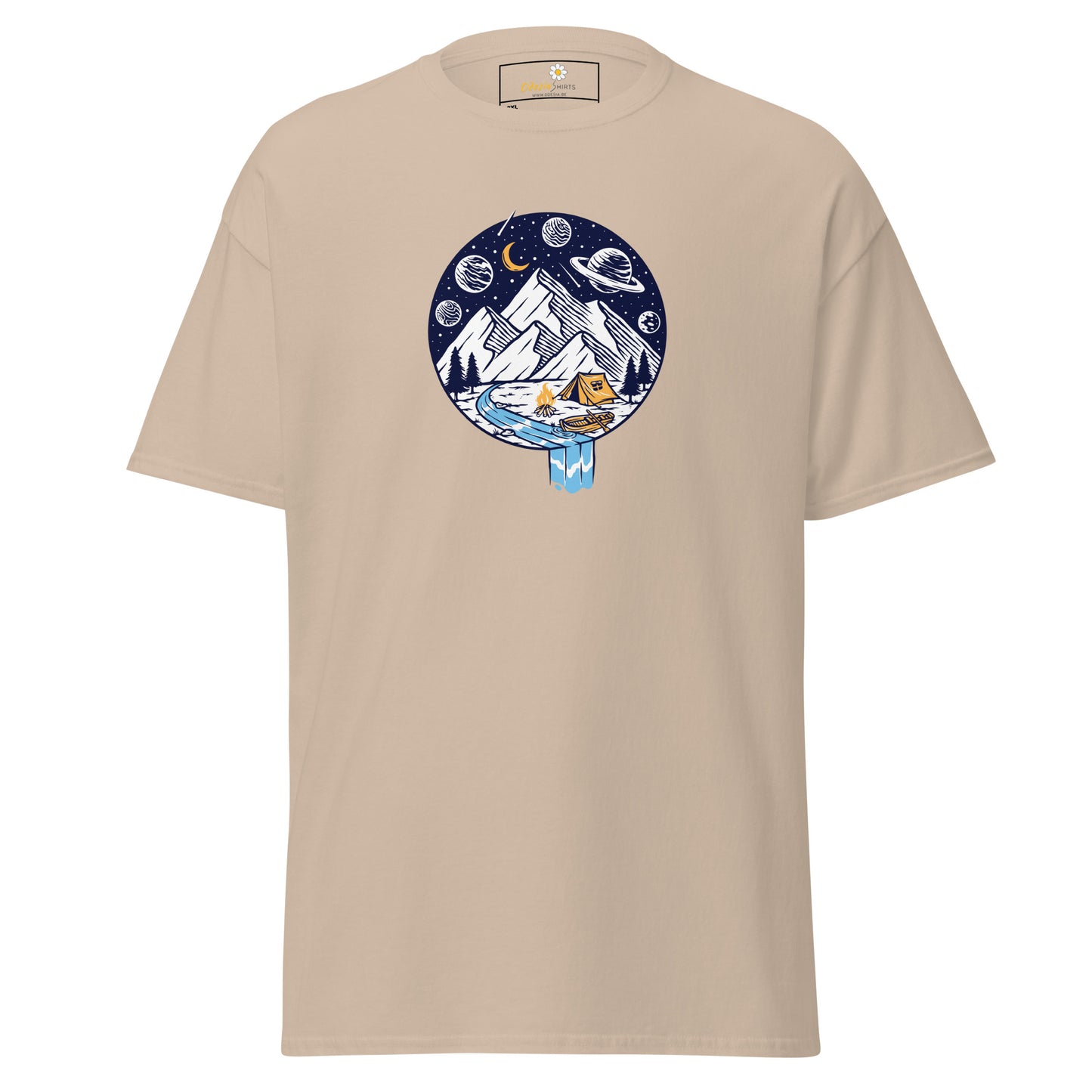 Unisex classic t-shirt - ADVENTURE NIGHT TENT - BIG