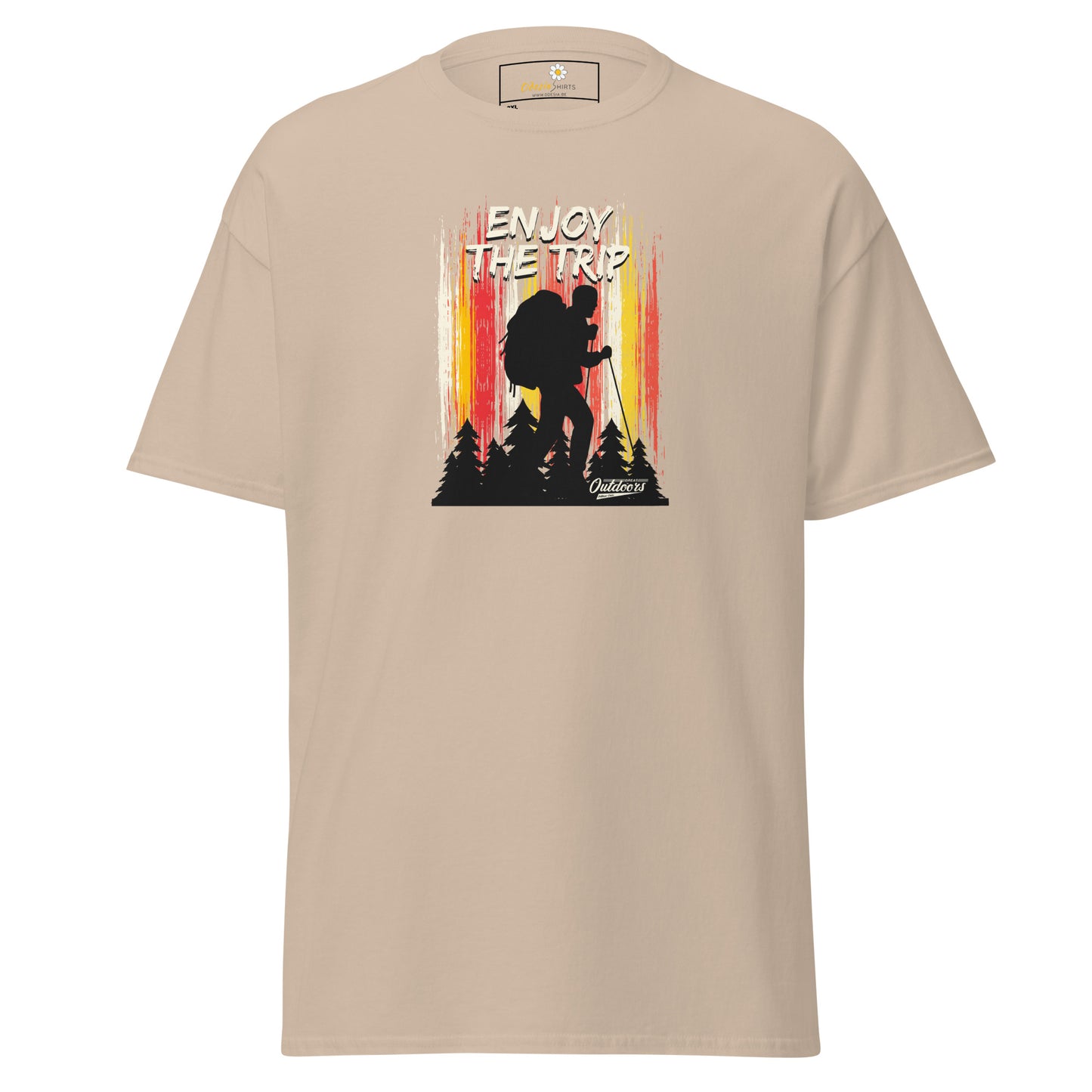 Unisex classic t-shirt - ADVENTURE ENJOY THE TRIP - BIG