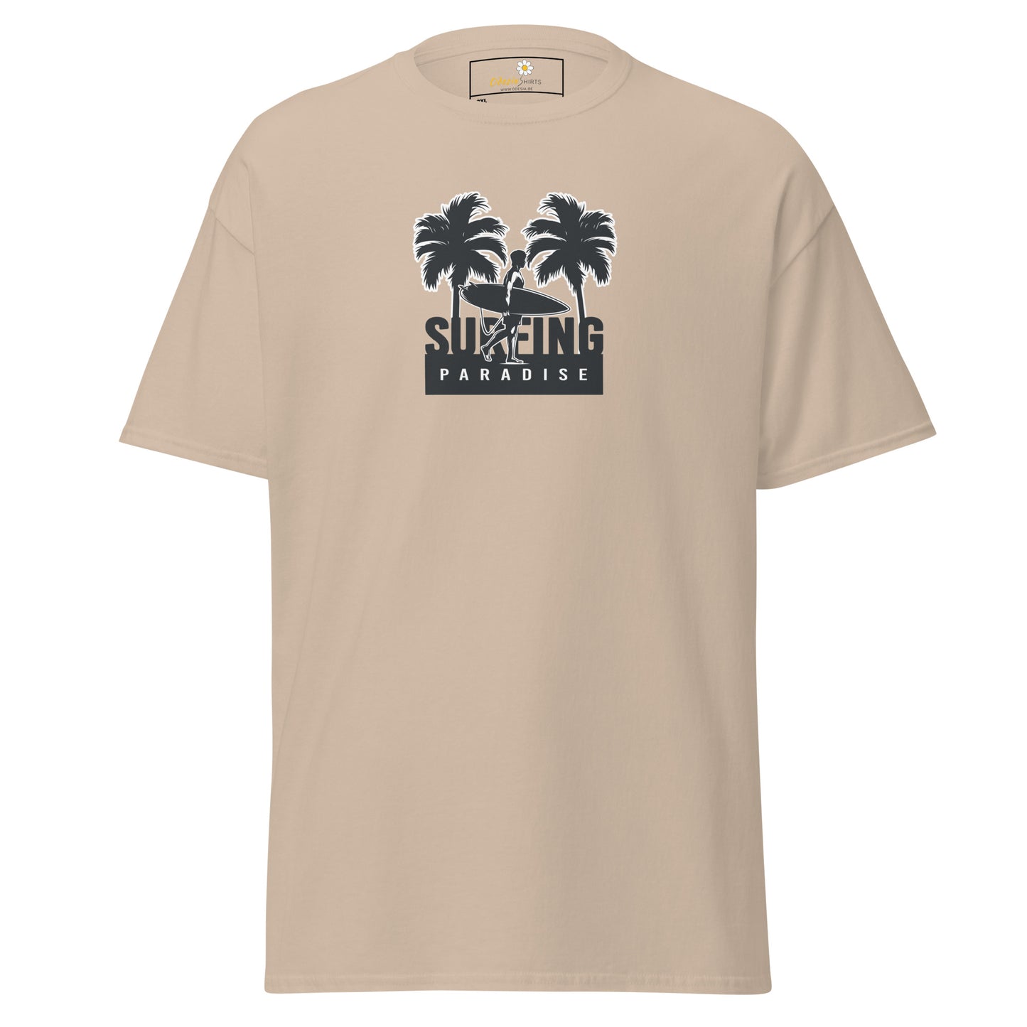 Heren klassiek t-shirt - SUMMER ISLAND TREES - GROOT