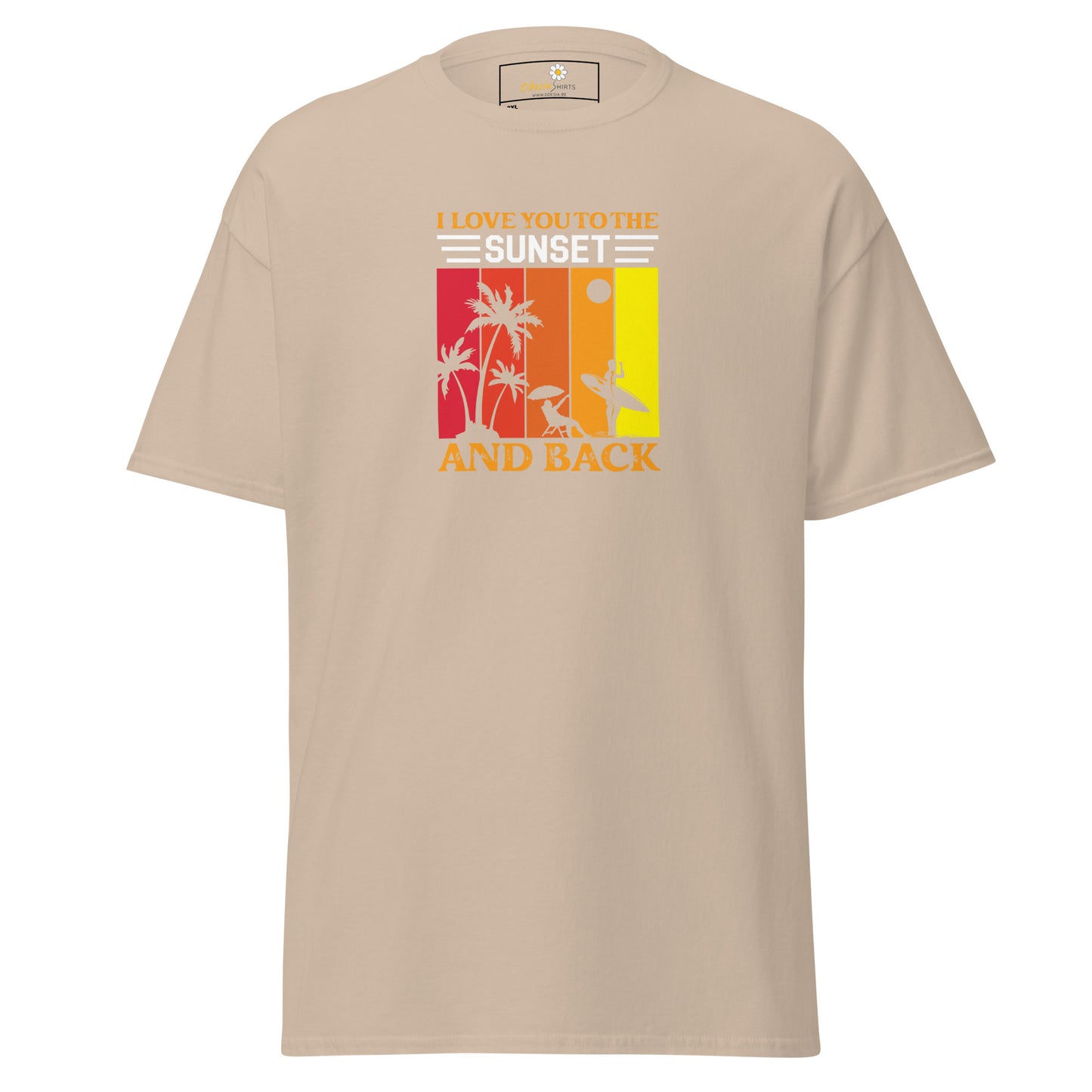 T-shirt classique pour homme - SUMMER LOVE SUNSET - BIG