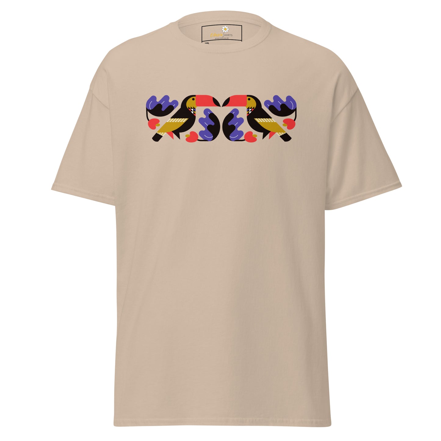 T-shirt classique pour homme - WILDLIFE ABSTRACT TOUCAN MIRROR - BIG