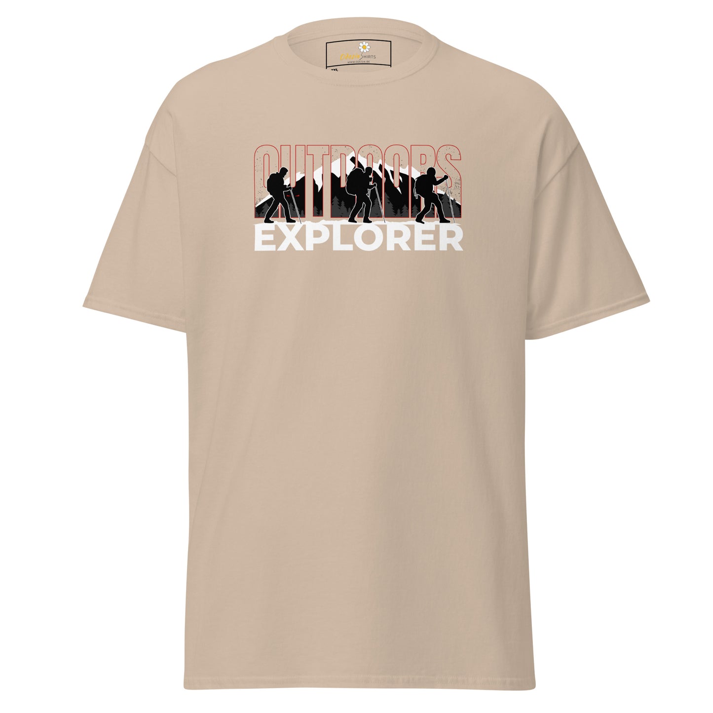 Unisex classic t-shirt - ADVENTURE OUTDOORS EXPLORER - BIG