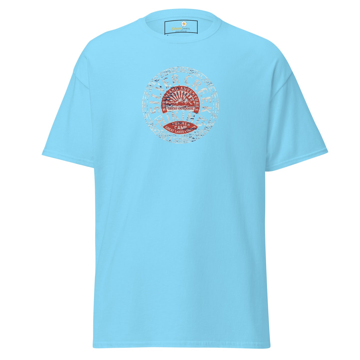 Heren klassiek T-shirt - ADVENTURE SILVER CREEK HIKING - REGULAR