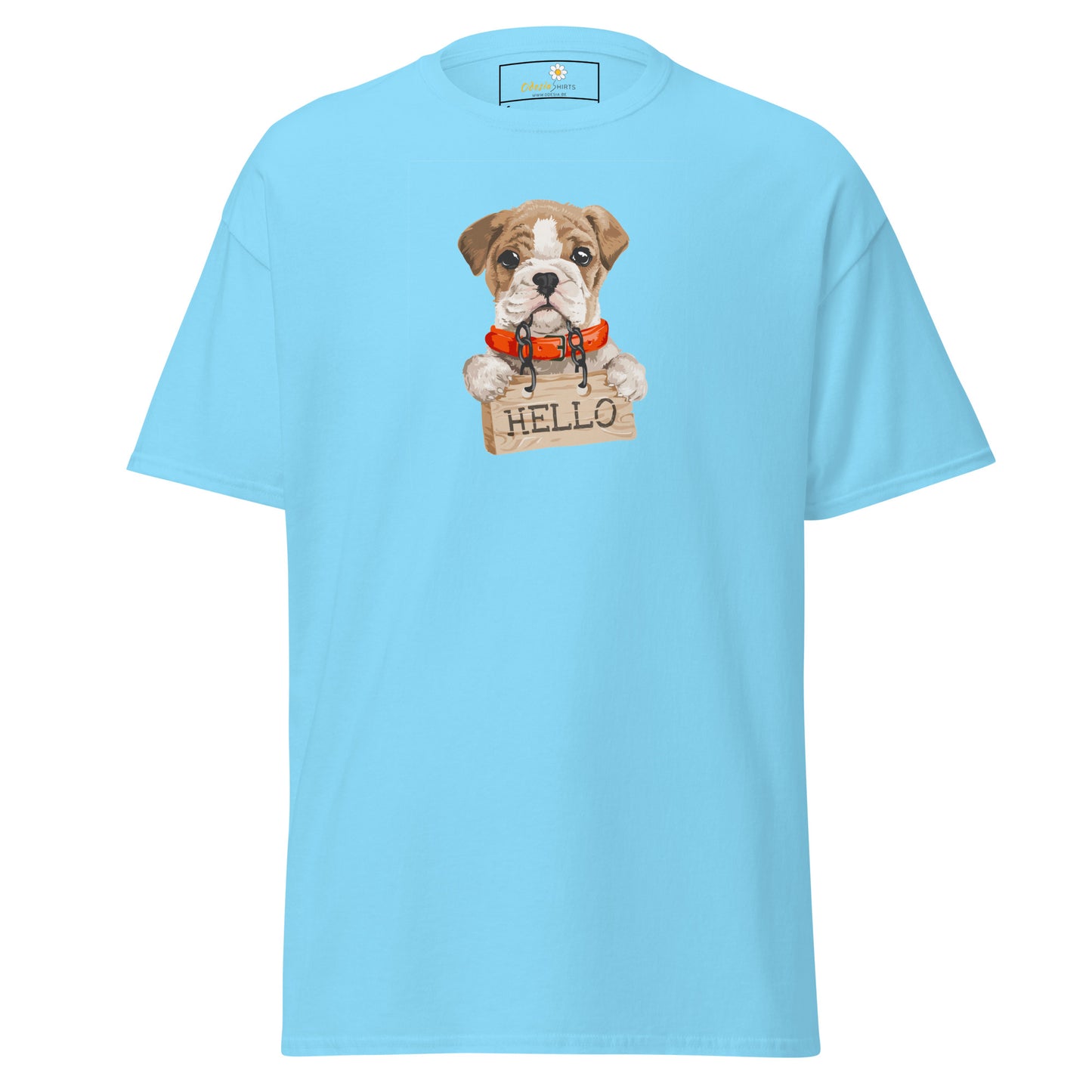 Unisex classic t-shirt - ANIMALS HELLO PUPPY - REGULAR