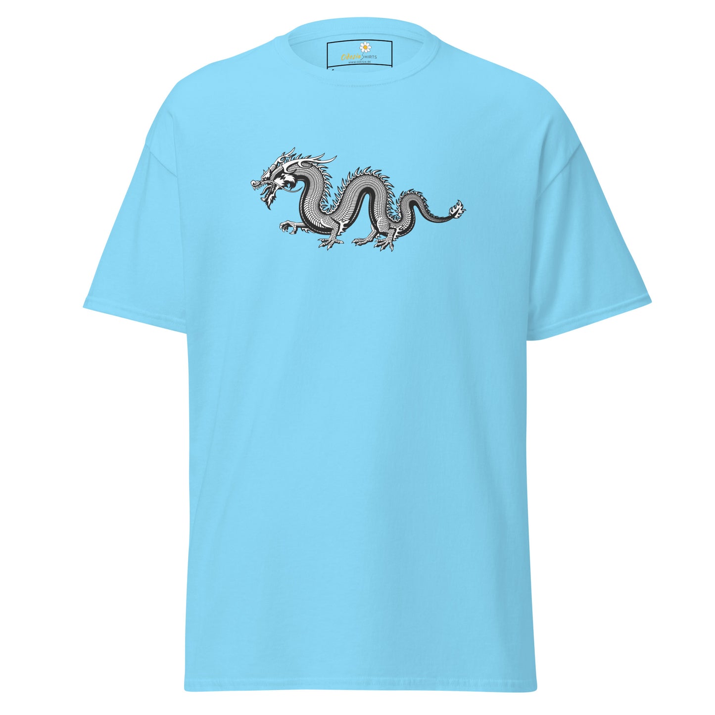 T-shirt classique unisexe - DRAGON GRIS MYSTIQUE - RÉGULIER