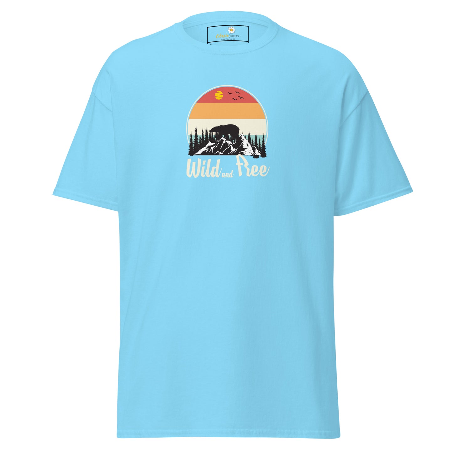 Unisex classic t-shirt - ADVENTURE WILD AND FREE - REGULAR