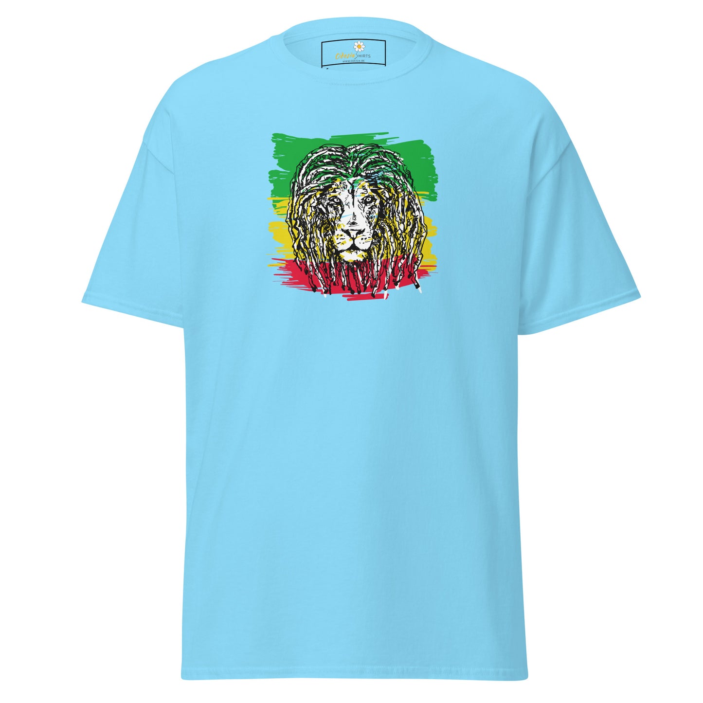 Unisex classic t-shirt - WILD LIFE MUSIC LION REGGAE - REGULAR