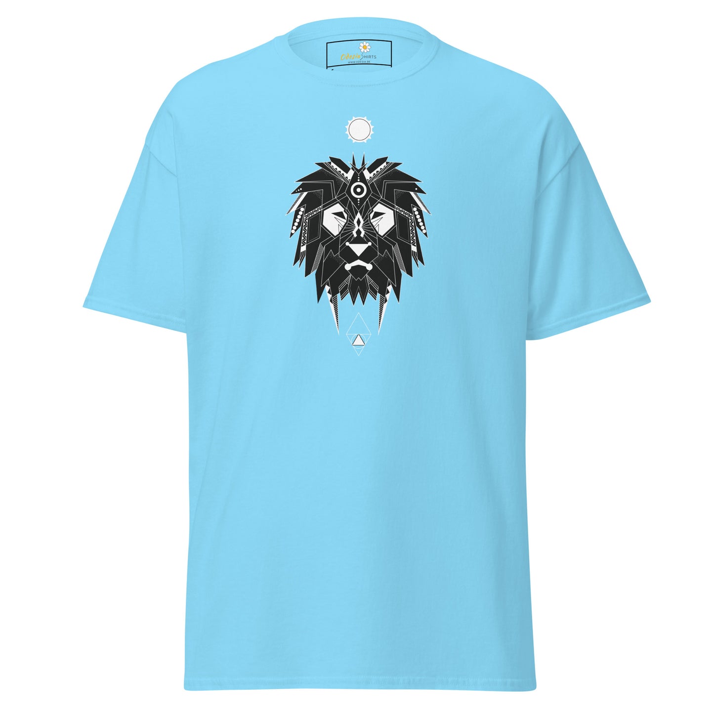 Unisex classic t-shirt - ABSTRACT MYSTIC LION HEAD - REGULAR