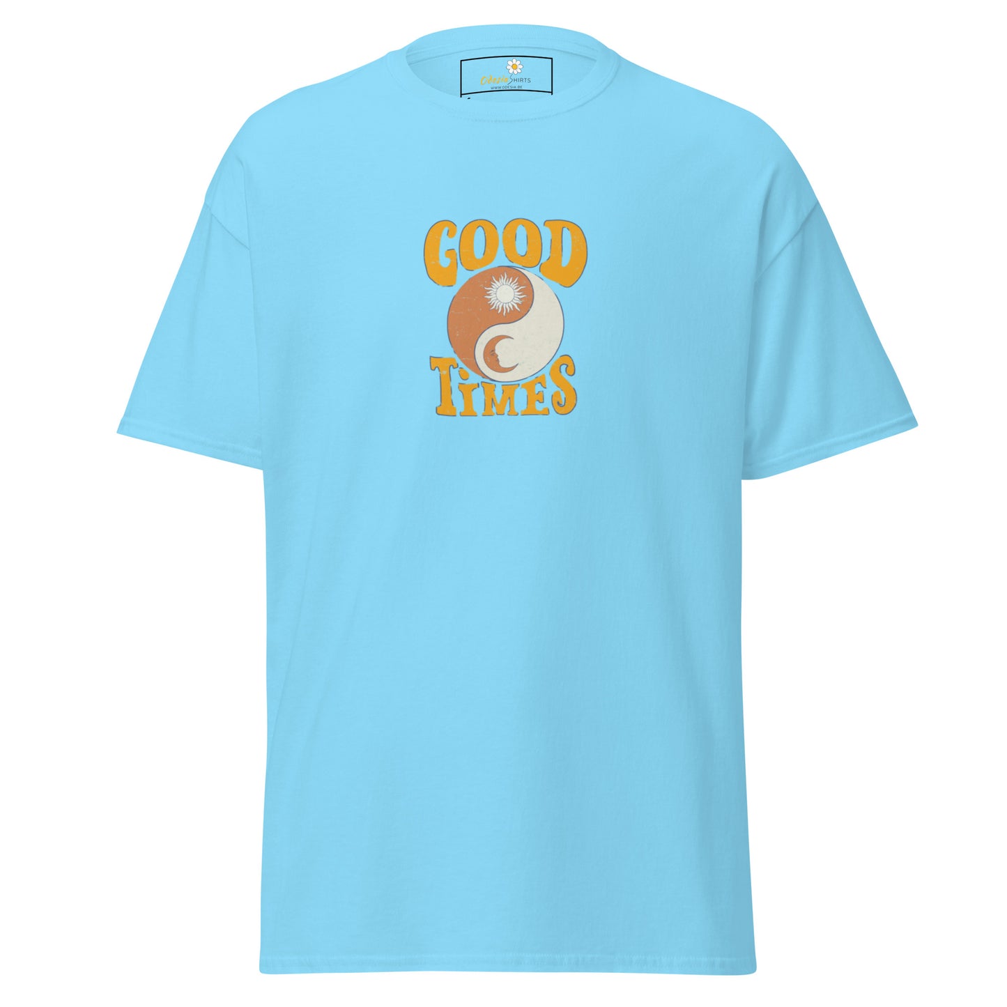 Unisex classic t-shirt - POSITIVE GOOD TIMES YIN YANG - REGULAR