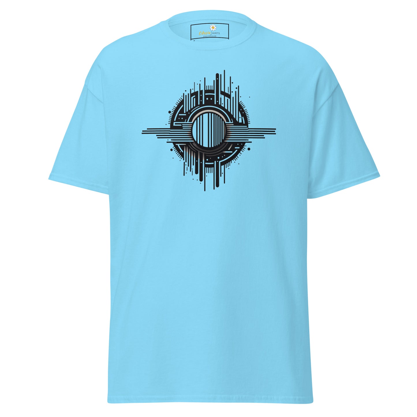 Unisex classic t-shirt - ABSTRACT SPHERE LINES - REGULAR