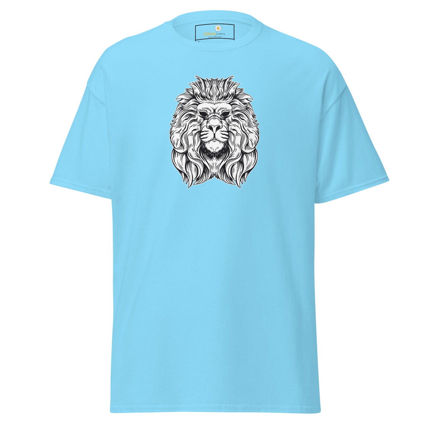 Unisex classic t-shirt - WILD LIFE LION HEAD - REGULAR