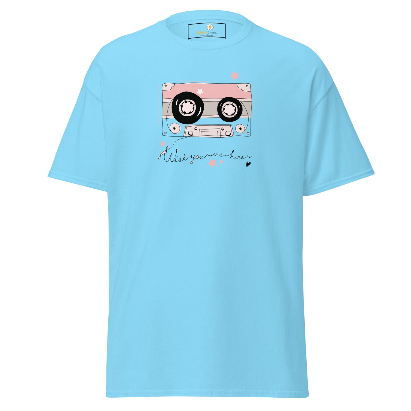 Unisex classic t-shirt - MUSIC WISH YOU WERE HERE - REGULAR