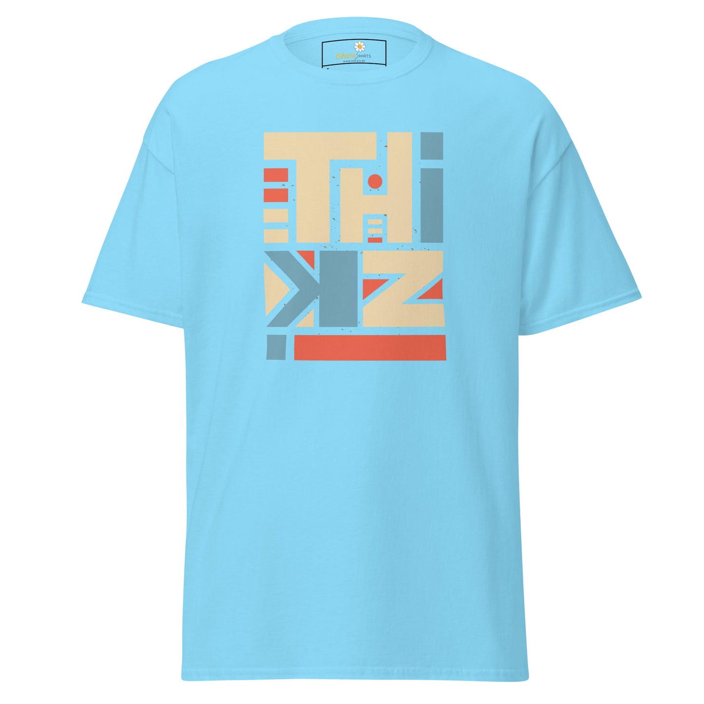 Unisex classic t-shirt - ABSTRACT TEXT THINK - REGULAR