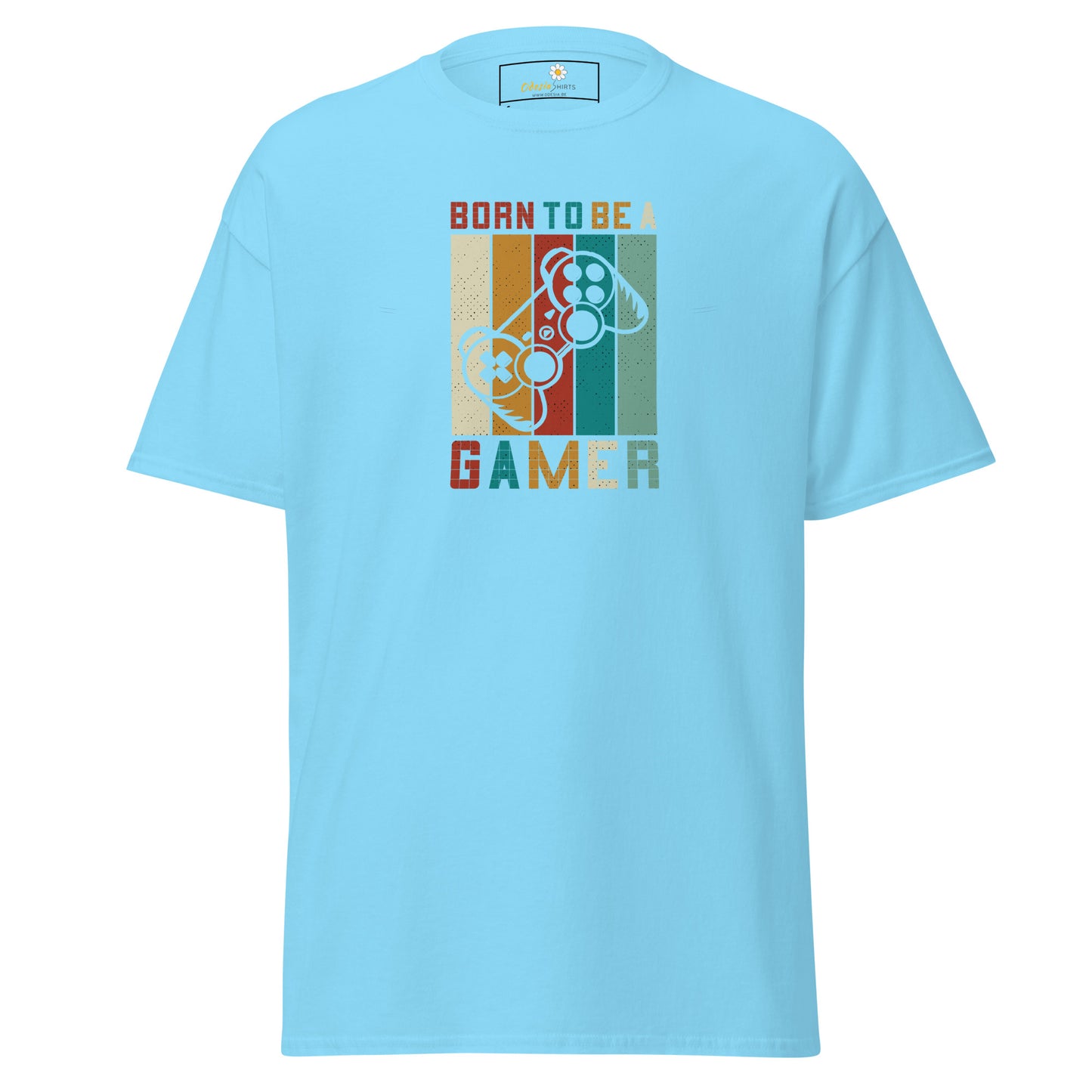 T-shirt classique unisexe - GAMERS BORN TO BE A GAMER - REGULAR