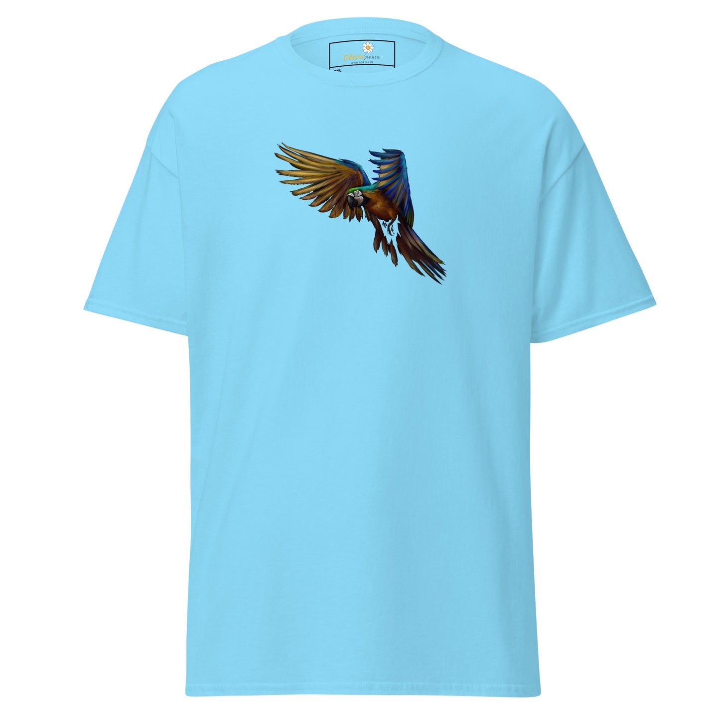 Heren klassiek t-shirt - WILDLIFE PARROT - GROOT