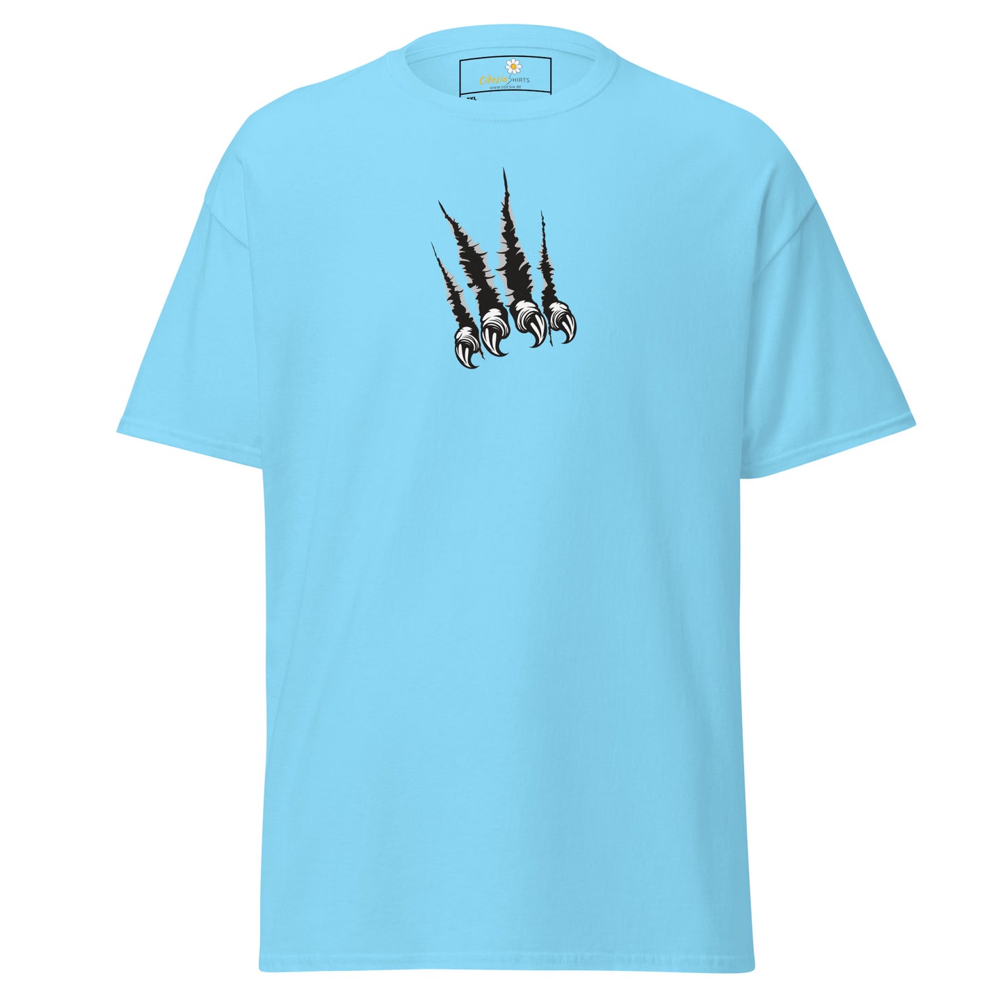 Klassiek heren t-shirt - WILDLIFE CLAWS - GROOT