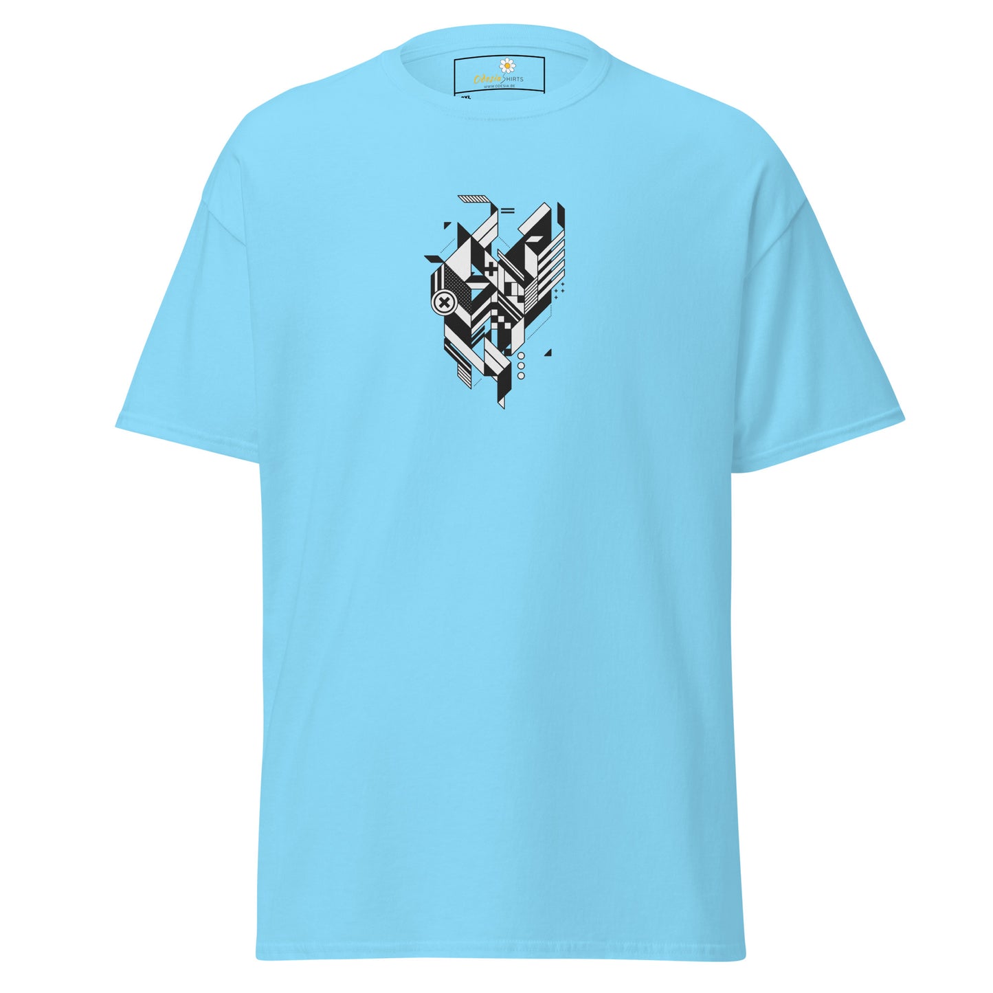 Unisex klassiek t-shirt - ABSTRACT FIGUUR - GROOT
