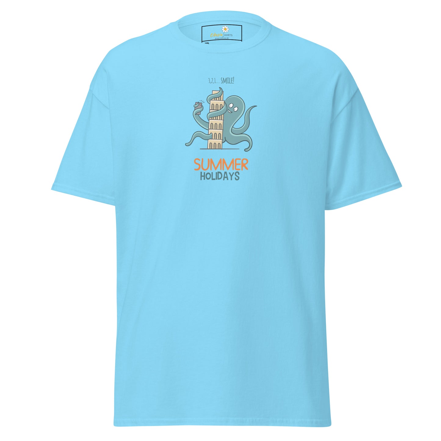 Heren klassiek t-shirt - ZOMERPLEZIERVAKANTIES - GROOT