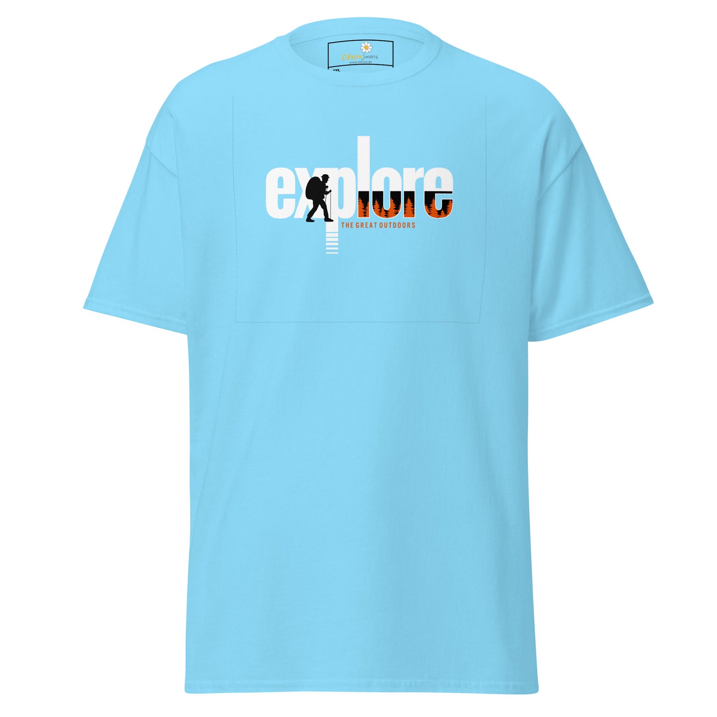 Unisex classic t-shirt - ADVENTURE EXPLORE - BIG
