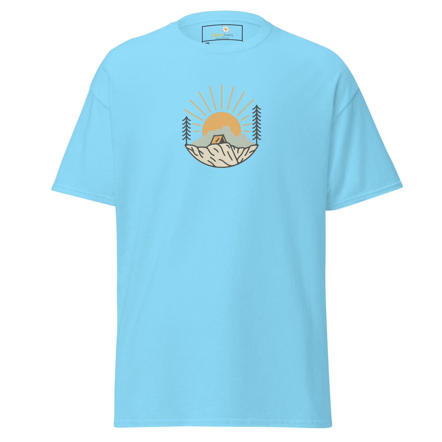 Unisex classic t-shirt - ADVENTURE SUNNY CIRCLE - BIG
