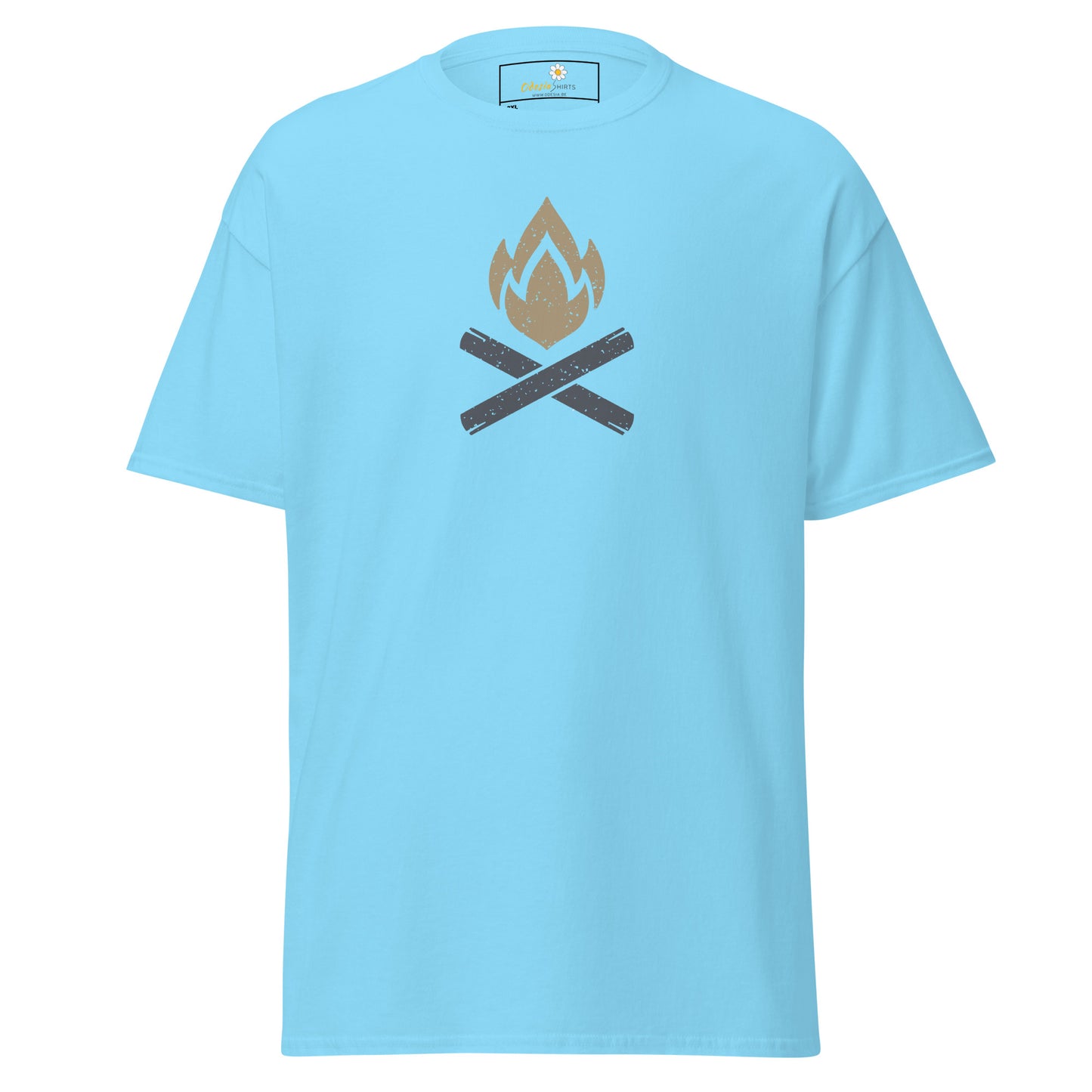 Unisex classic t-shirt - ADVENTURE CAMP FIRE - BIG