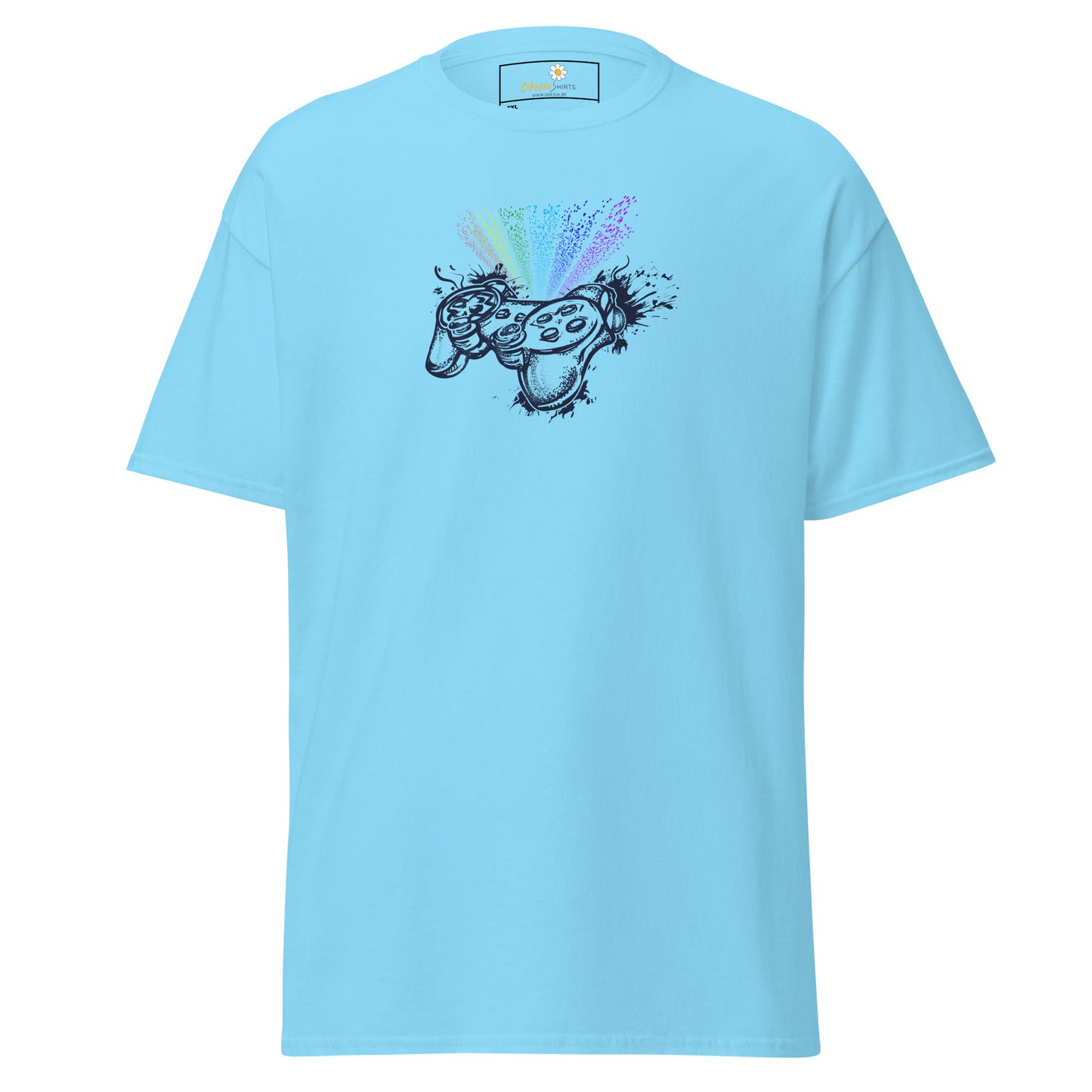 Unisex classic t-shirt - GAMERS COLORFUL CONTROLLER - BIG