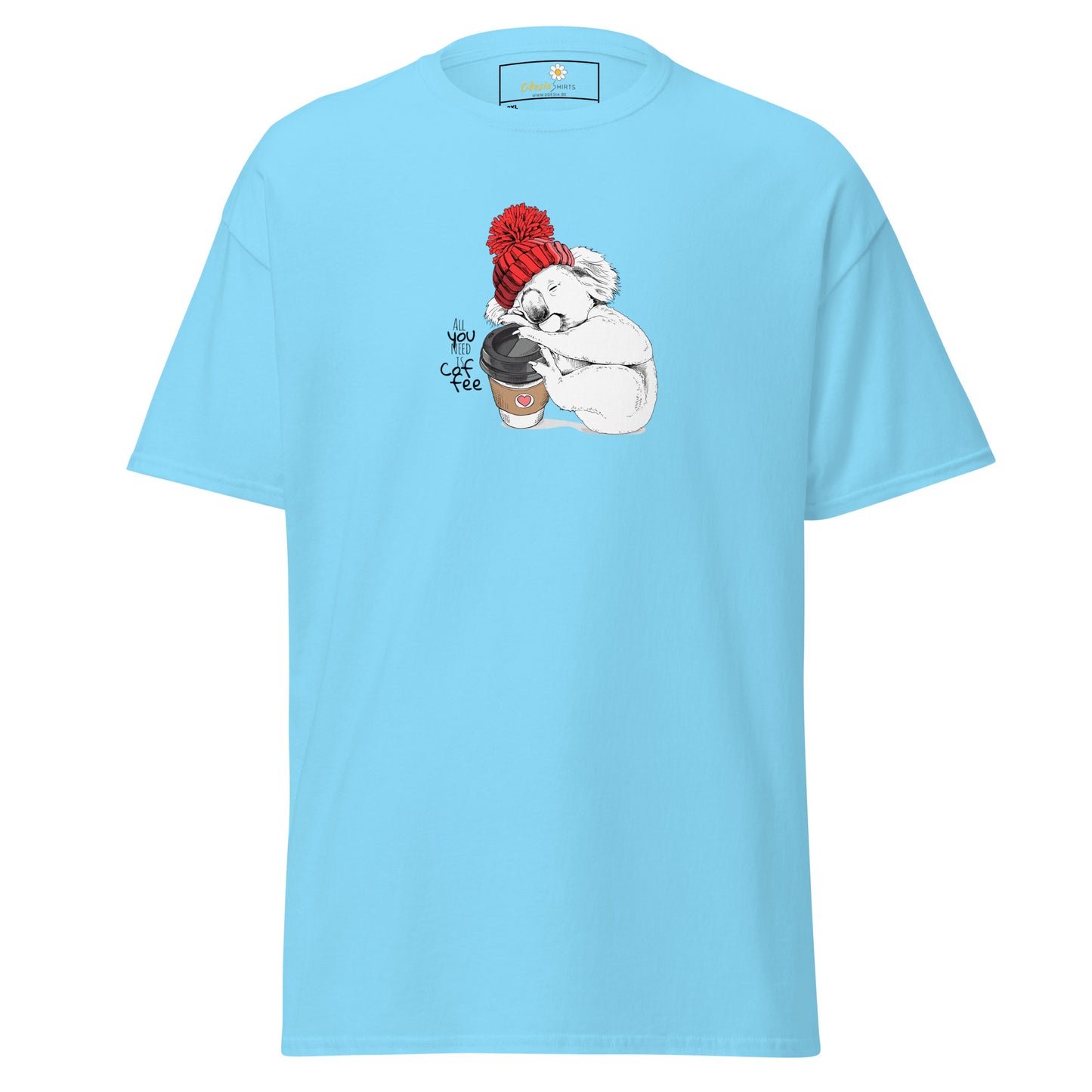 Klassiek heren t-shirt - WILDLIFE FUN KOALA - GROOT